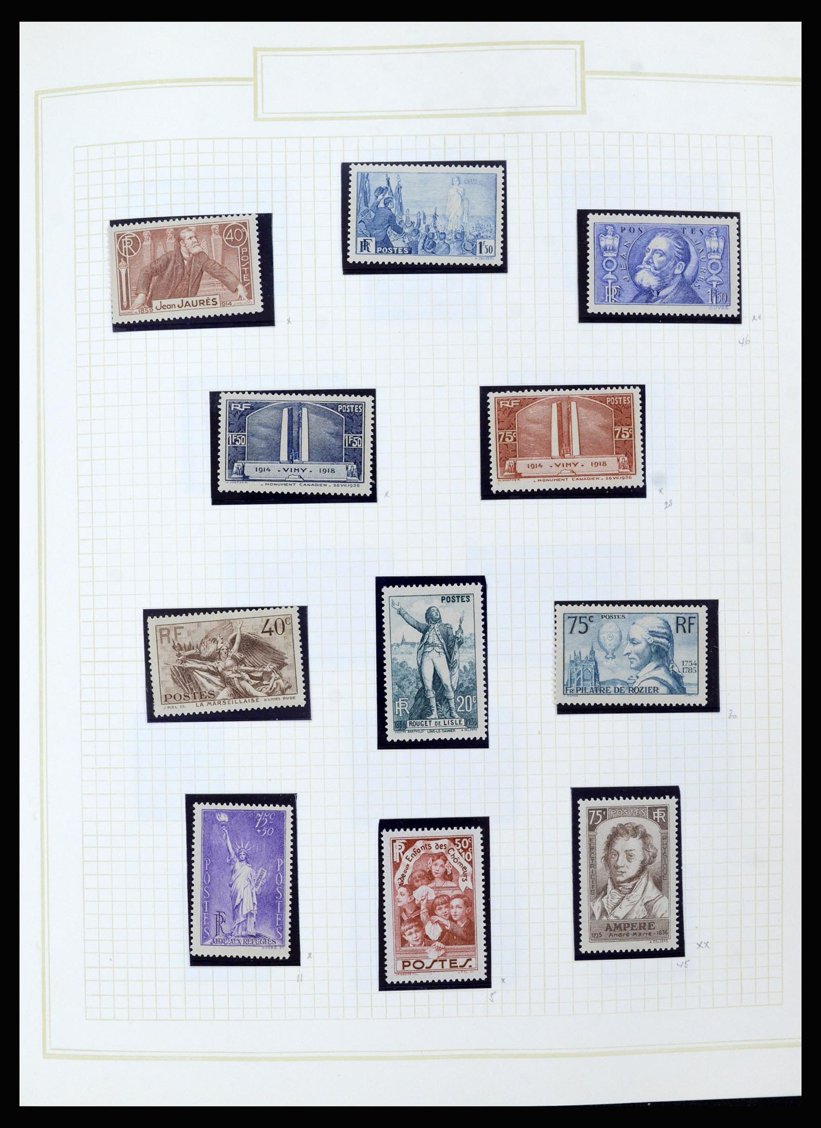 36679 050 - Stamp collection 36679 France 1920-1970.