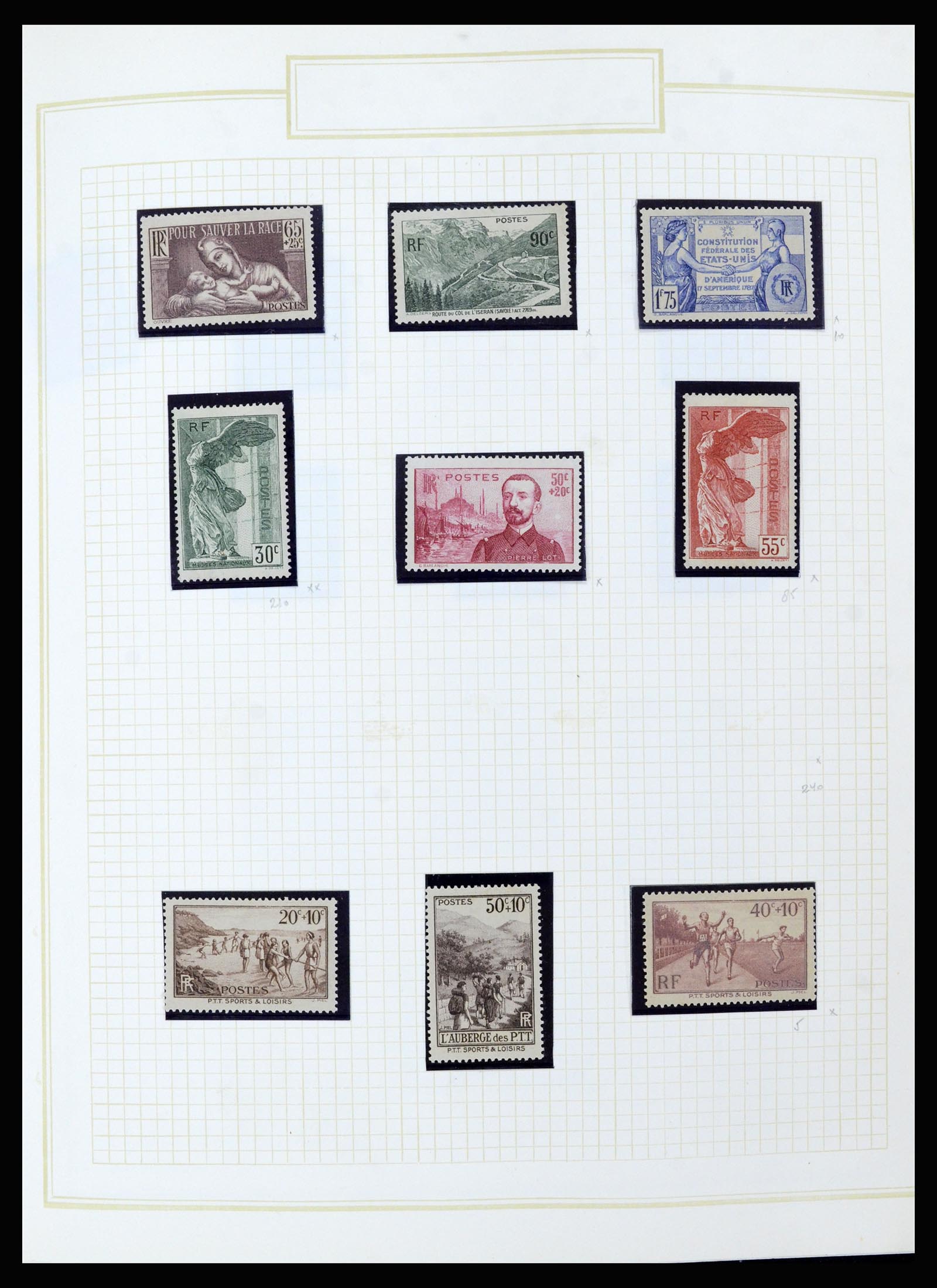 36679 053 - Stamp collection 36679 France 1920-1970.