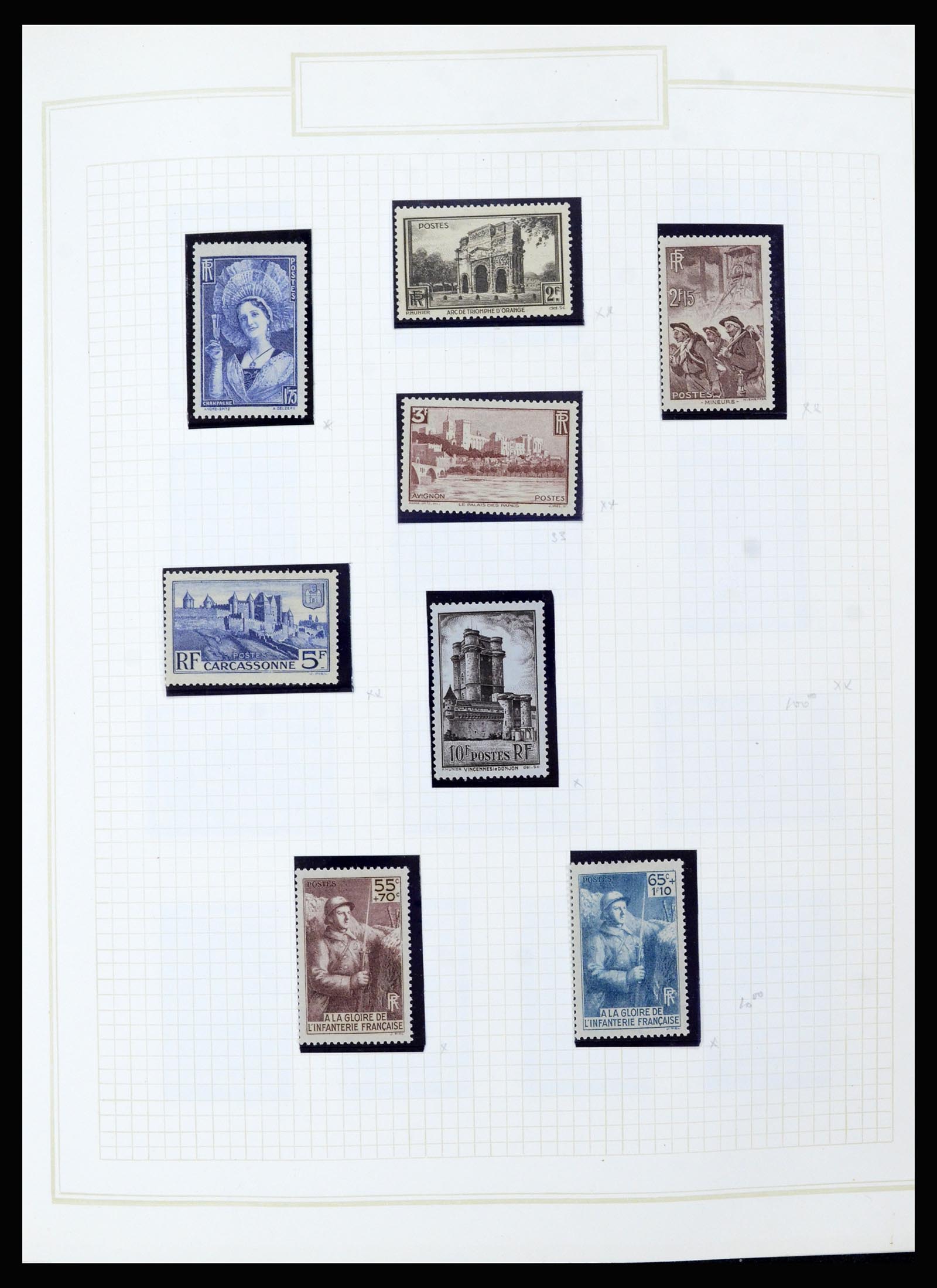 36679 056 - Stamp collection 36679 France 1920-1970.