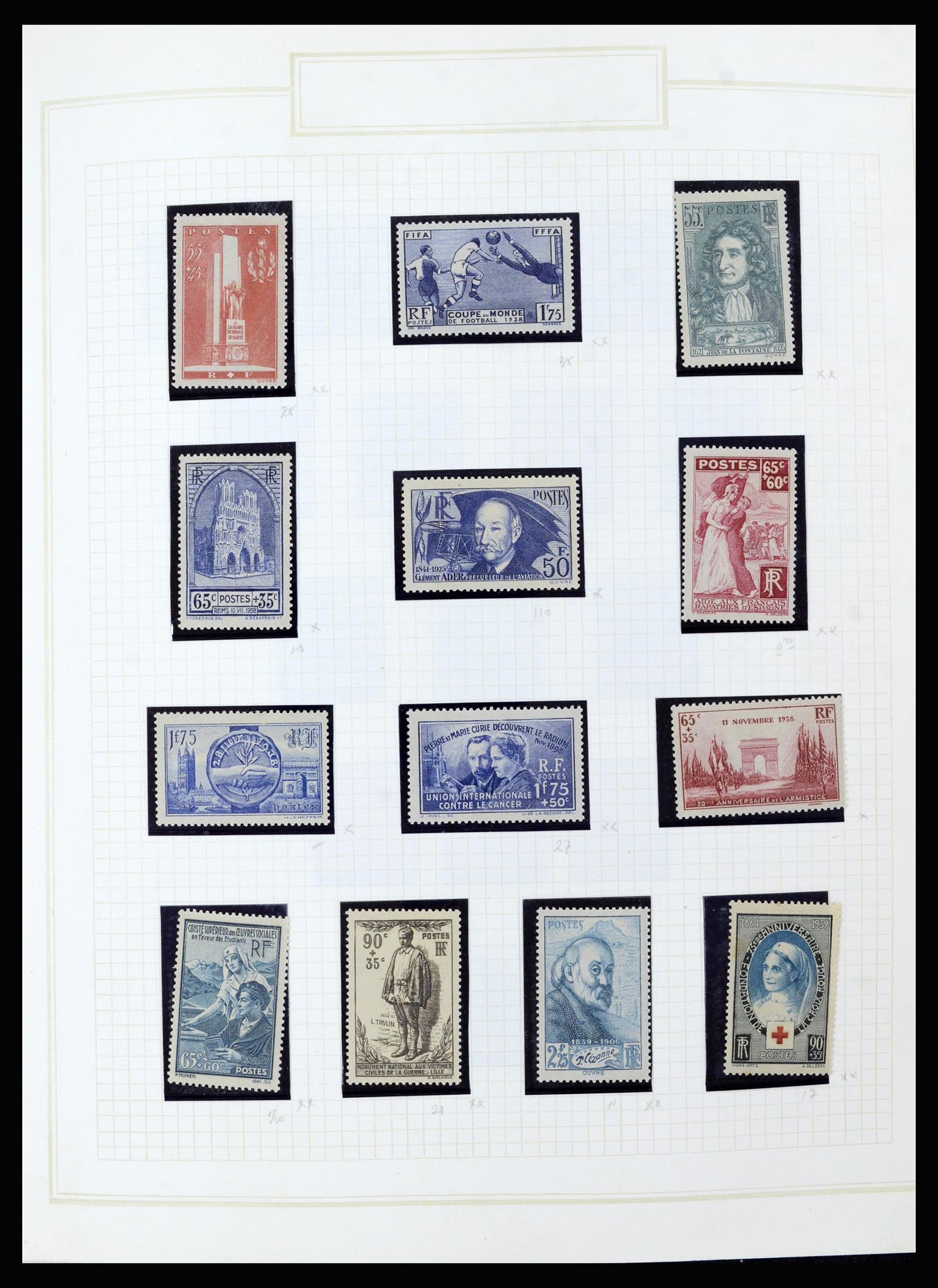 36679 057 - Stamp collection 36679 France 1920-1970.