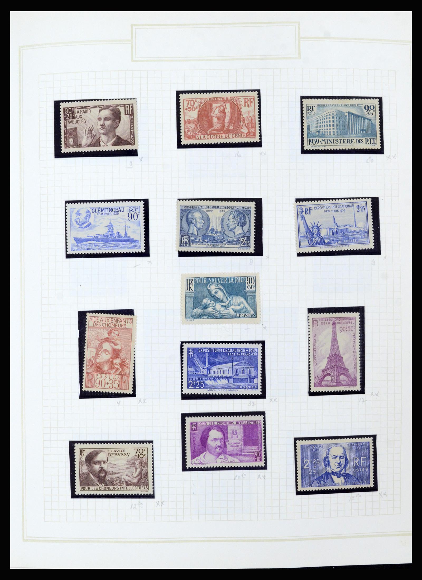 36679 059 - Stamp collection 36679 France 1920-1970.