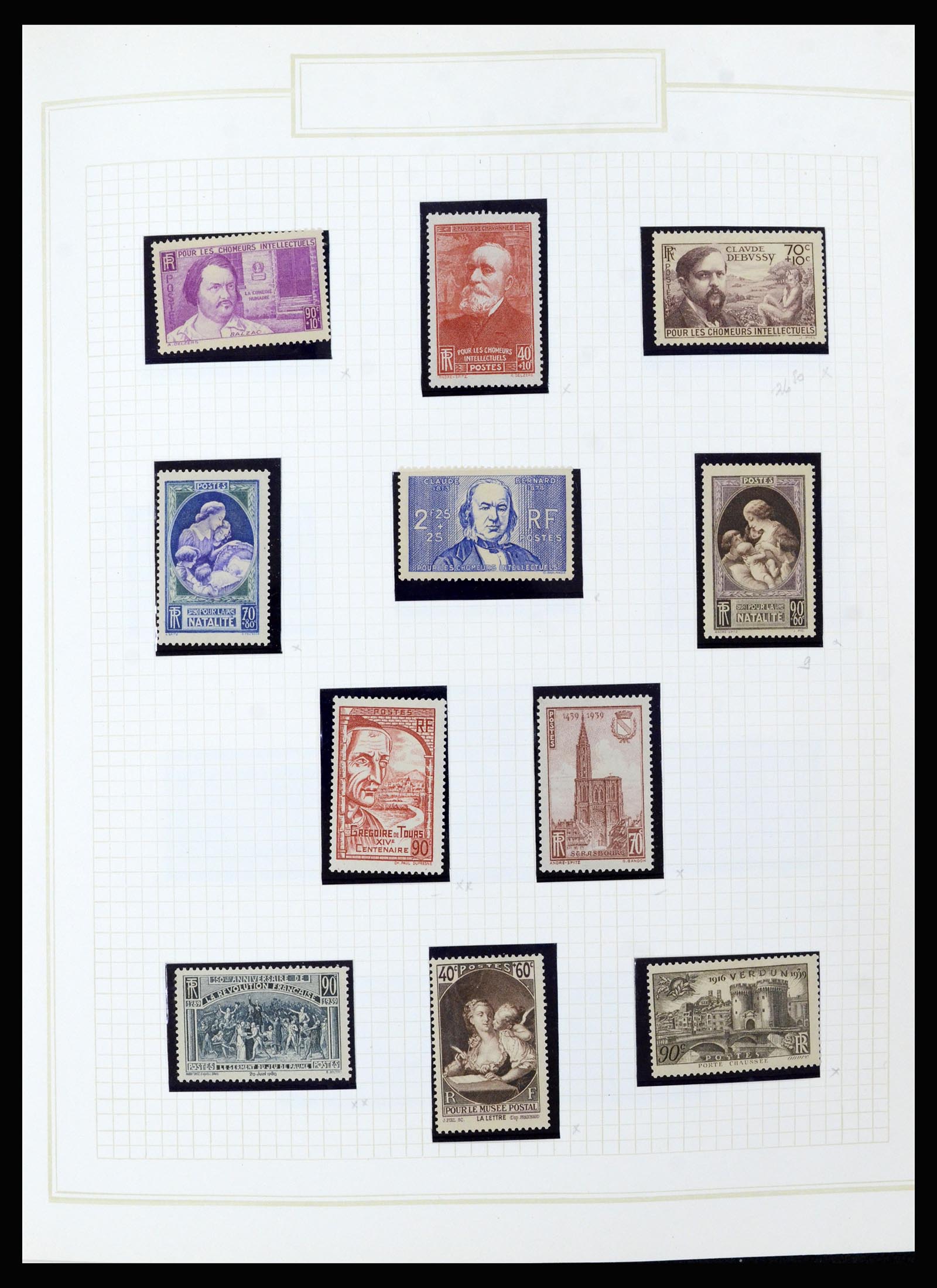 36679 060 - Stamp collection 36679 France 1920-1970.