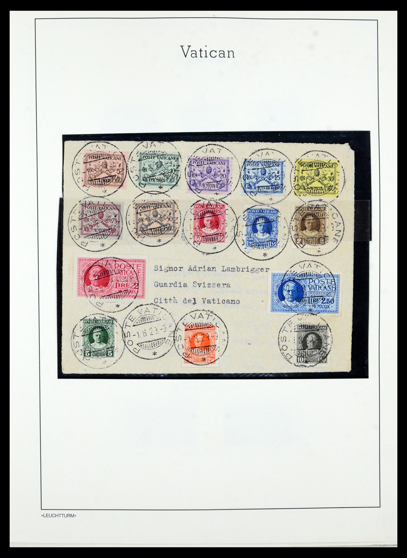 36681 001 - Postzegelverzameling 36681 Vaticaan 1929-1988.