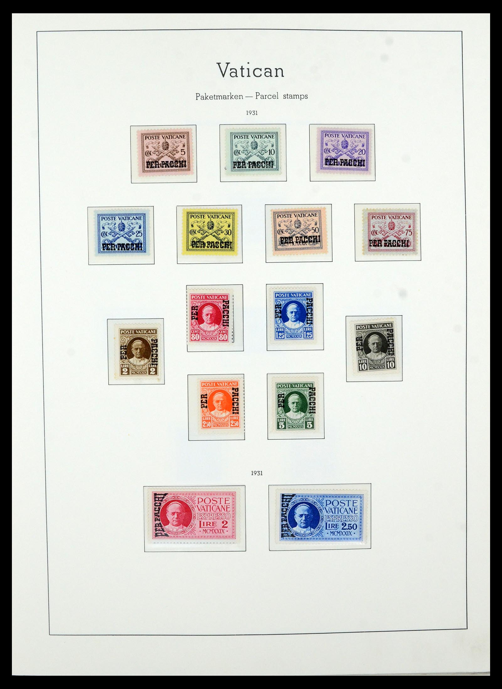 36681 003 - Postzegelverzameling 36681 Vaticaan 1929-1988.