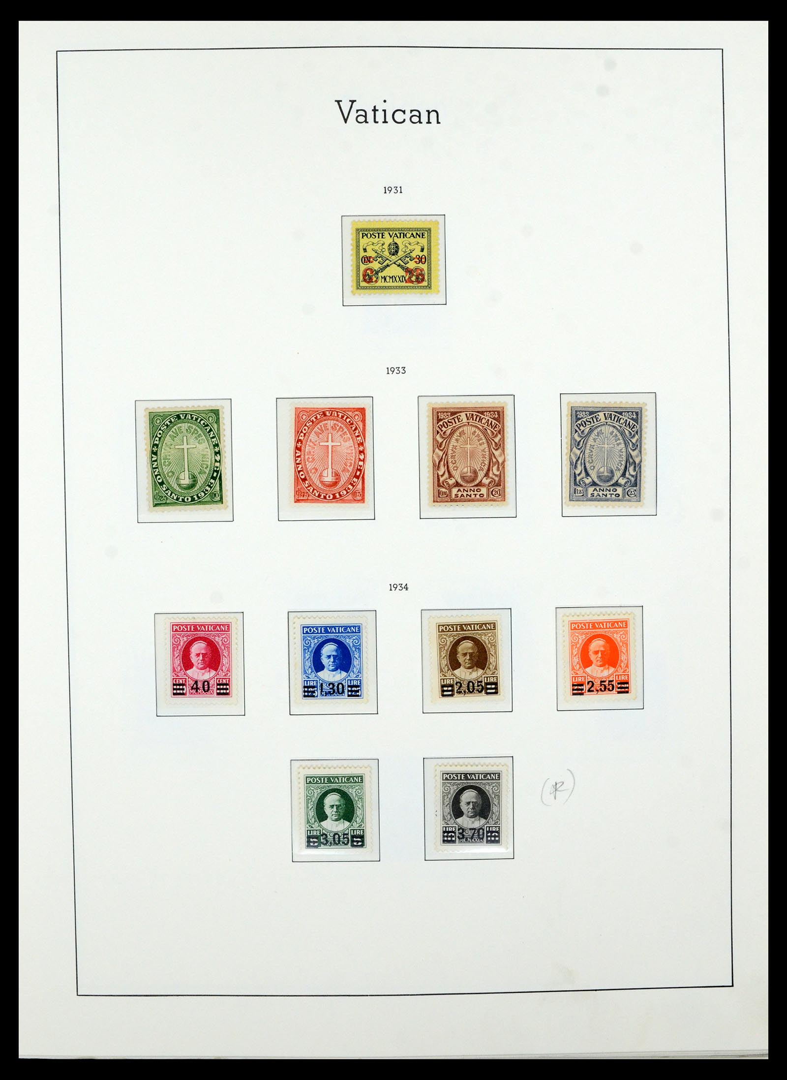 36681 005 - Postzegelverzameling 36681 Vaticaan 1929-1988.