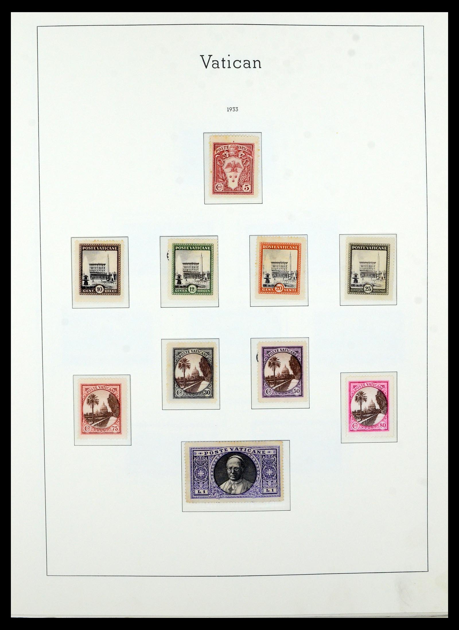 36681 006 - Postzegelverzameling 36681 Vaticaan 1929-1988.