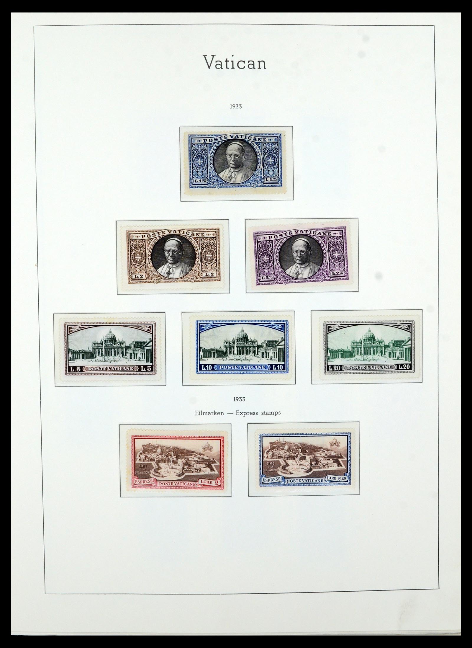36681 007 - Postzegelverzameling 36681 Vaticaan 1929-1988.