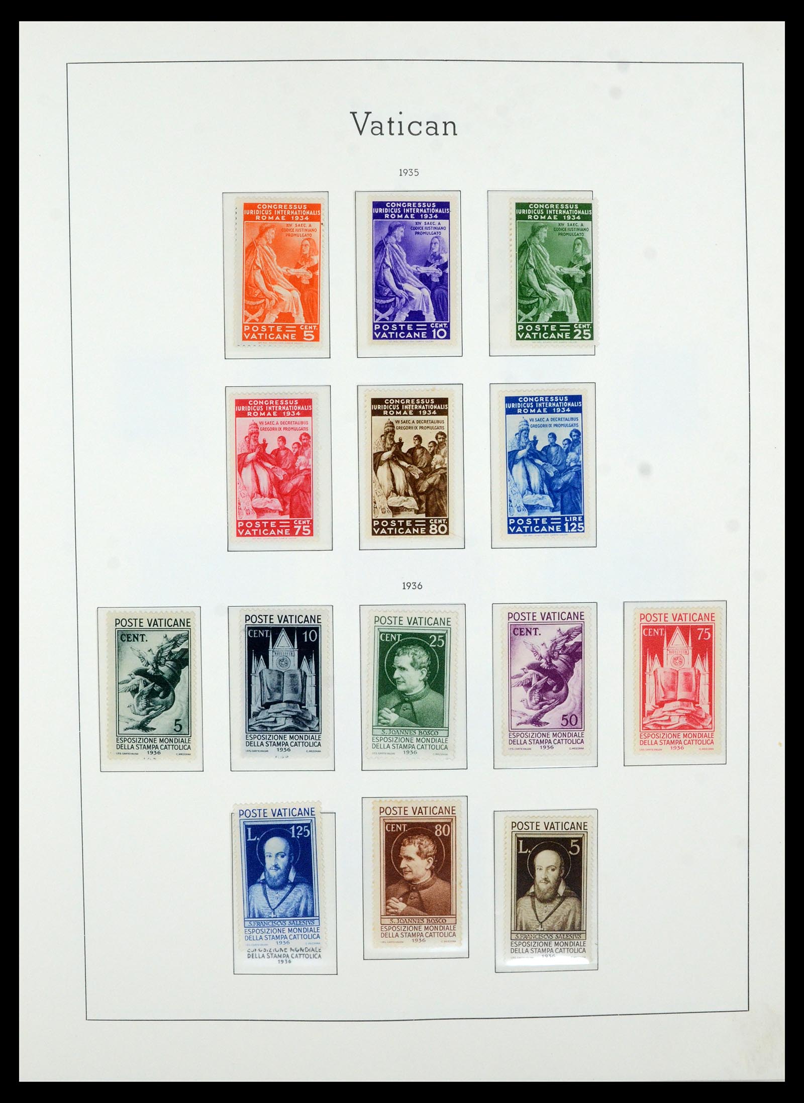 36681 008 - Postzegelverzameling 36681 Vaticaan 1929-1988.