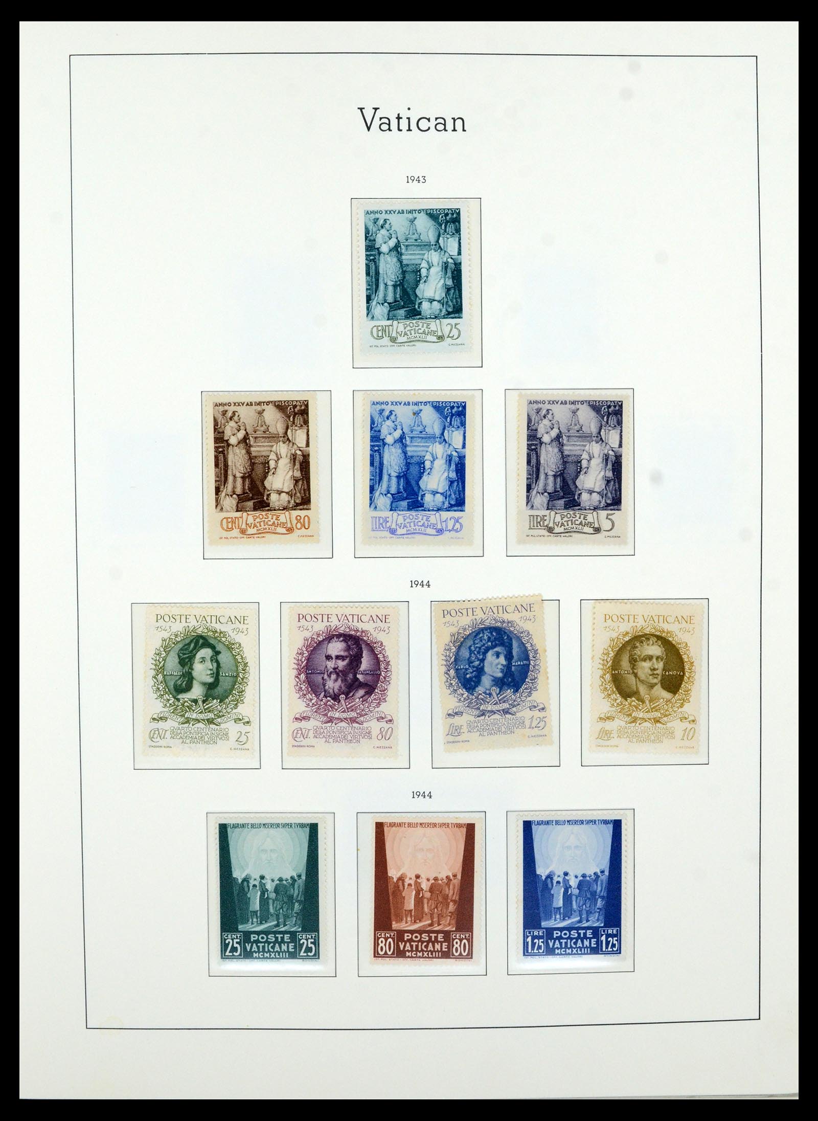 36681 012 - Postzegelverzameling 36681 Vaticaan 1929-1988.