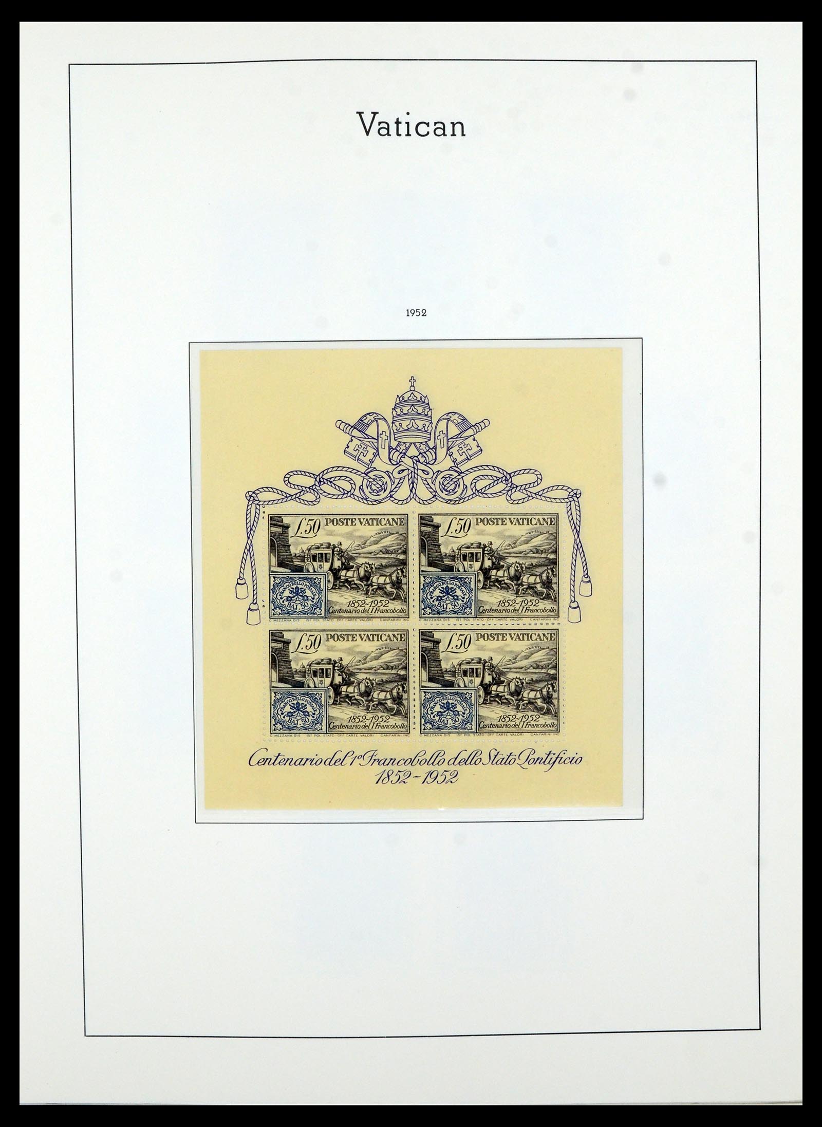 36681 022 - Postzegelverzameling 36681 Vaticaan 1929-1988.