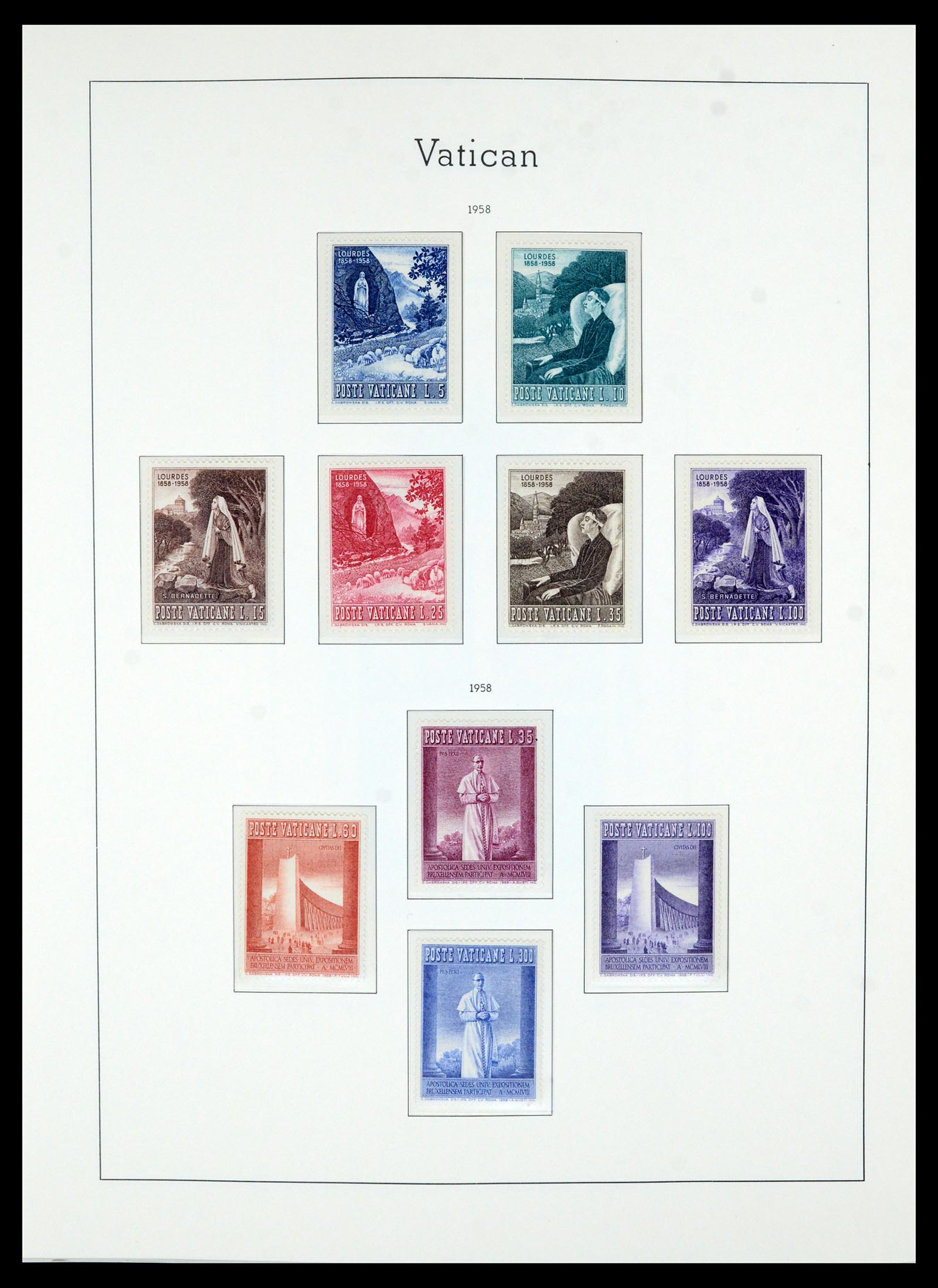 36681 032 - Postzegelverzameling 36681 Vaticaan 1929-1988.