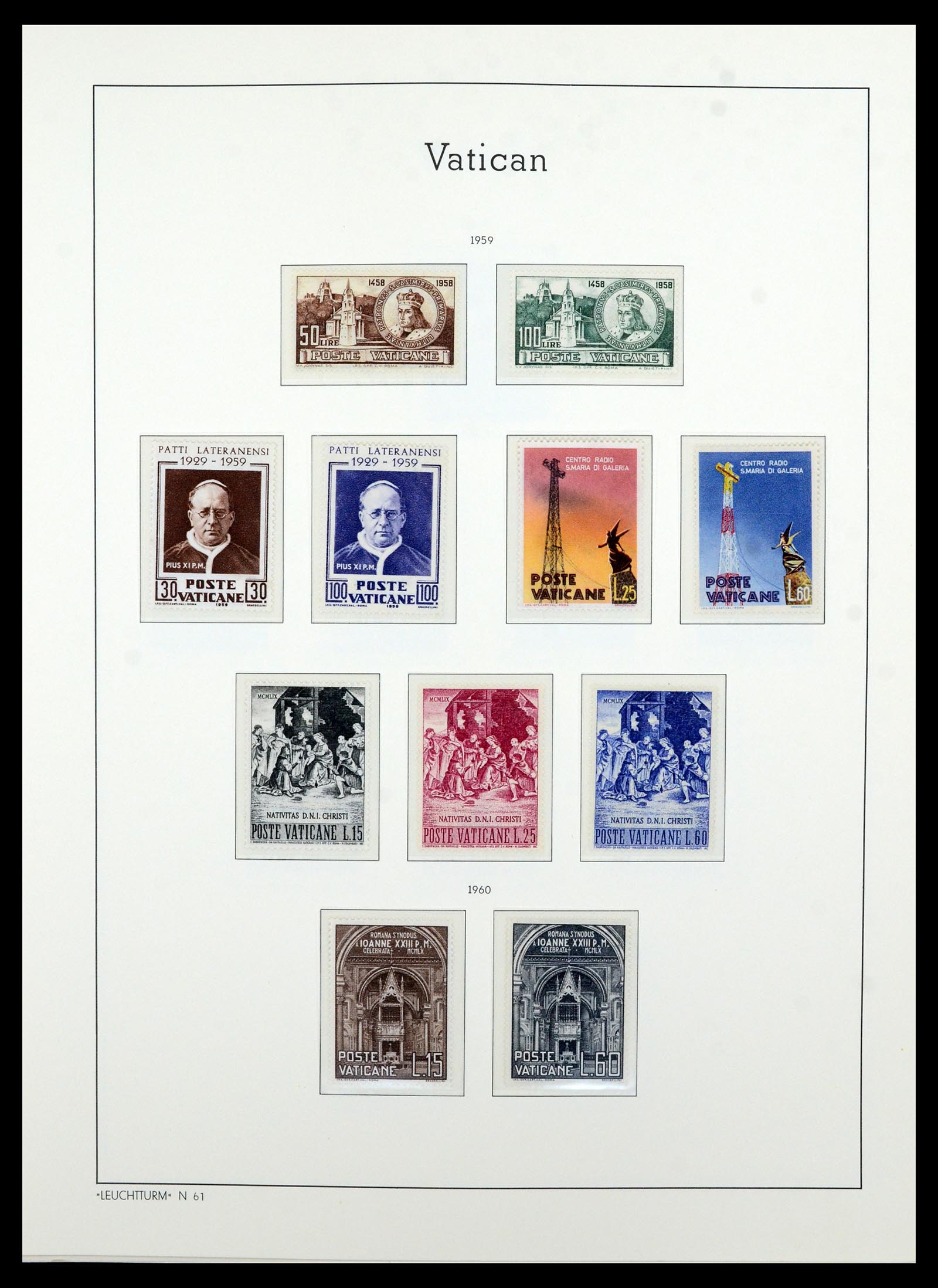 36681 036 - Postzegelverzameling 36681 Vaticaan 1929-1988.