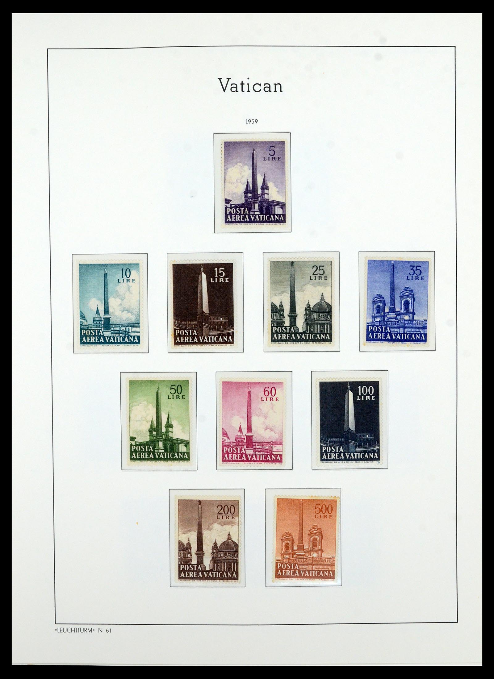 36681 037 - Postzegelverzameling 36681 Vaticaan 1929-1988.