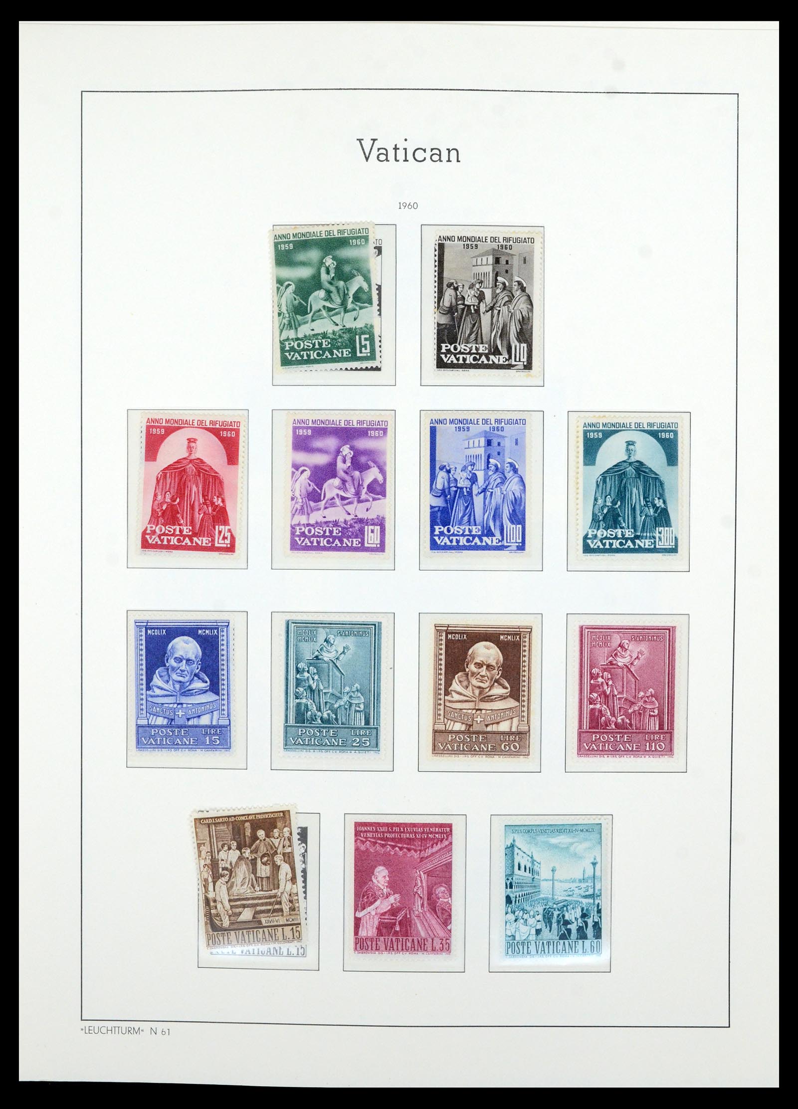 36681 038 - Postzegelverzameling 36681 Vaticaan 1929-1988.
