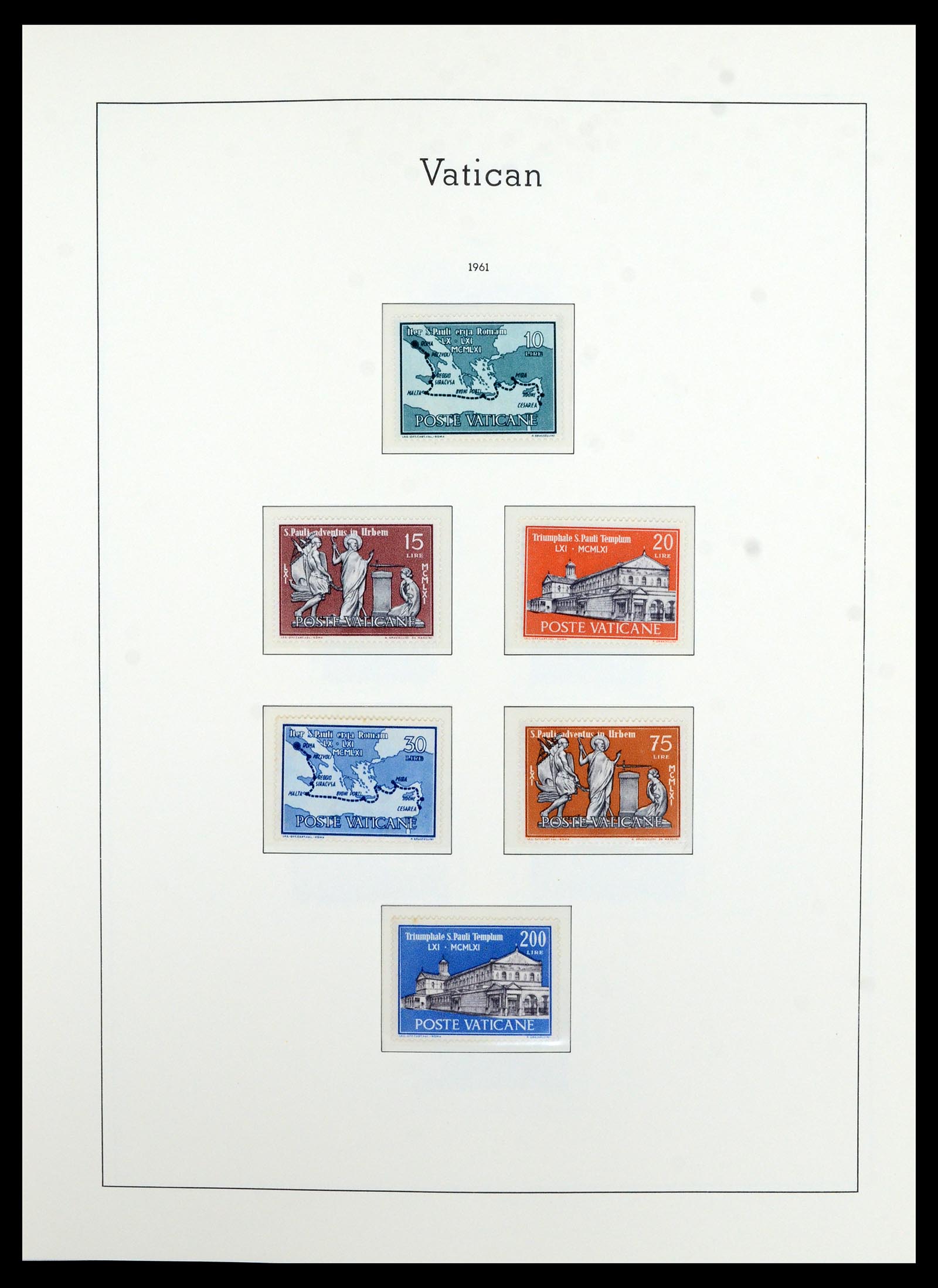 36681 041 - Postzegelverzameling 36681 Vaticaan 1929-1988.