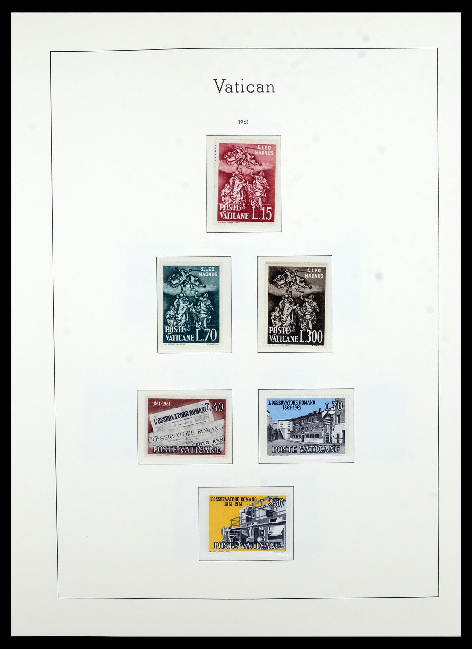 36681 042 - Postzegelverzameling 36681 Vaticaan 1929-1988.
