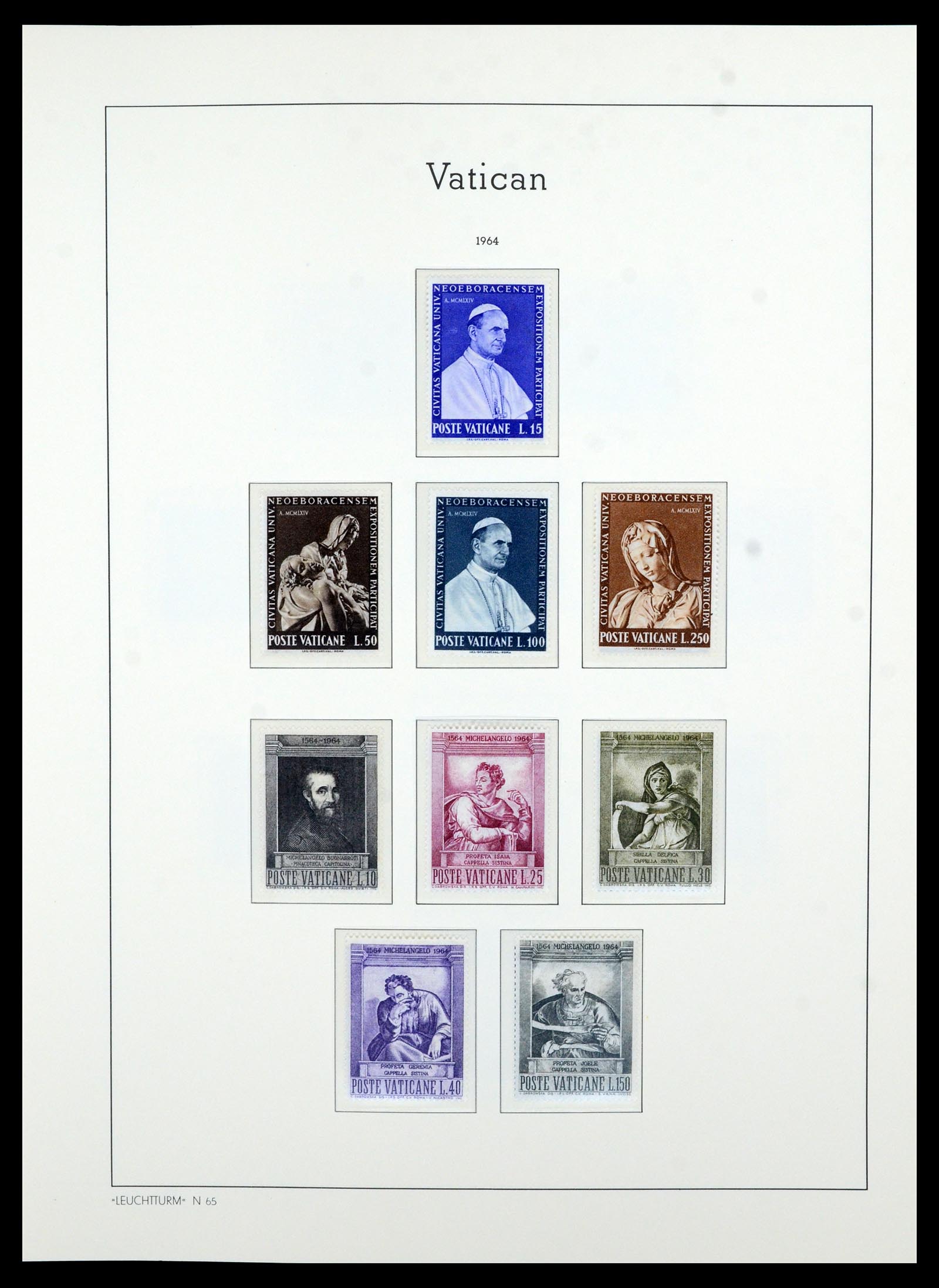 36681 052 - Postzegelverzameling 36681 Vaticaan 1929-1988.