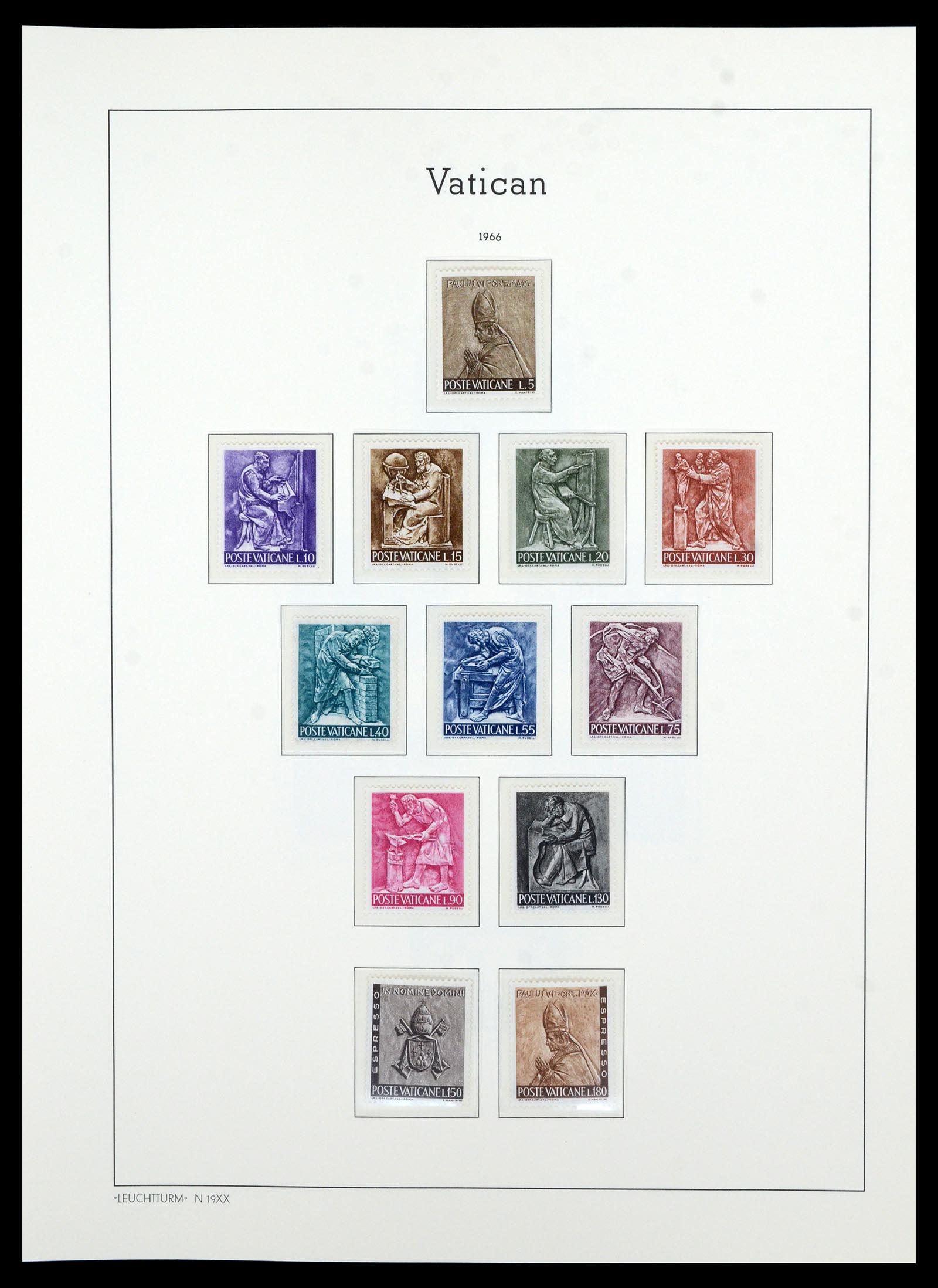 36681 057 - Postzegelverzameling 36681 Vaticaan 1929-1988.