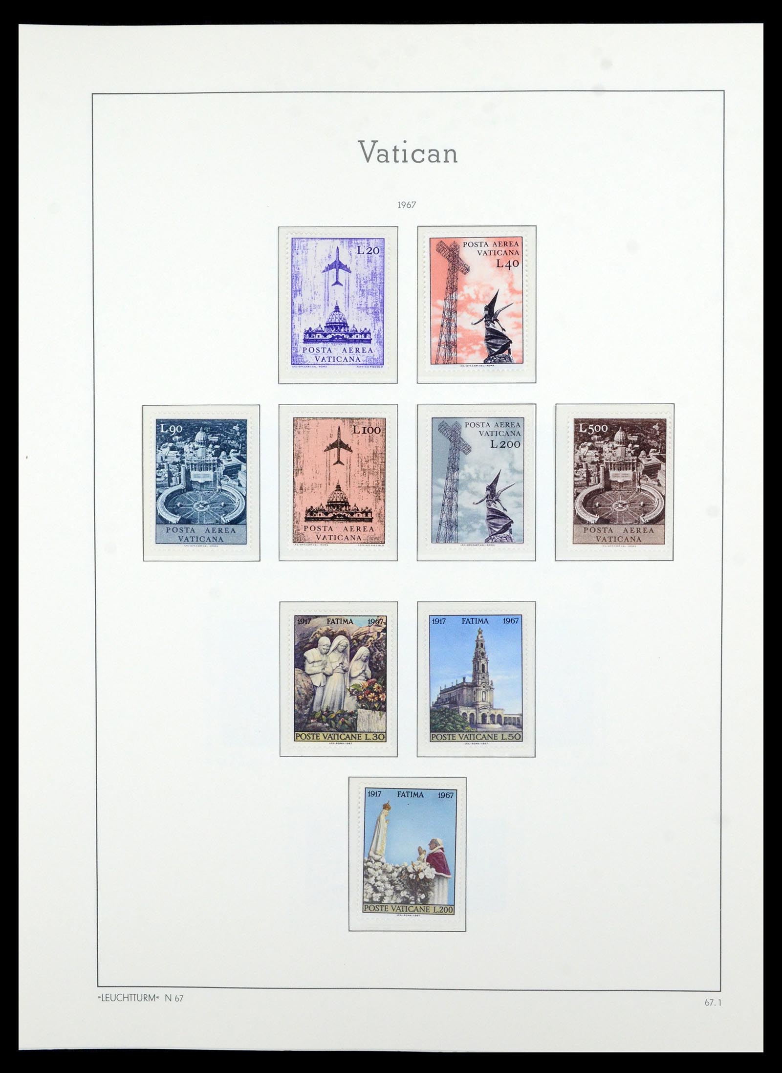 36681 060 - Postzegelverzameling 36681 Vaticaan 1929-1988.