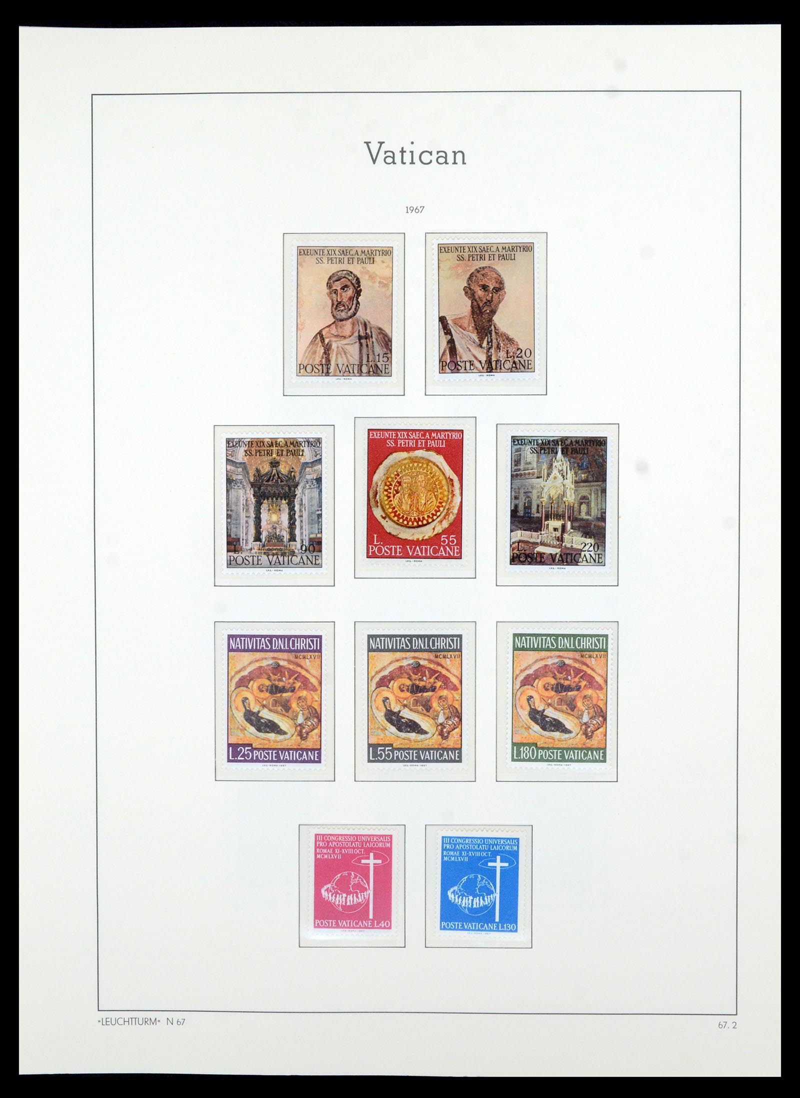 36681 061 - Postzegelverzameling 36681 Vaticaan 1929-1988.