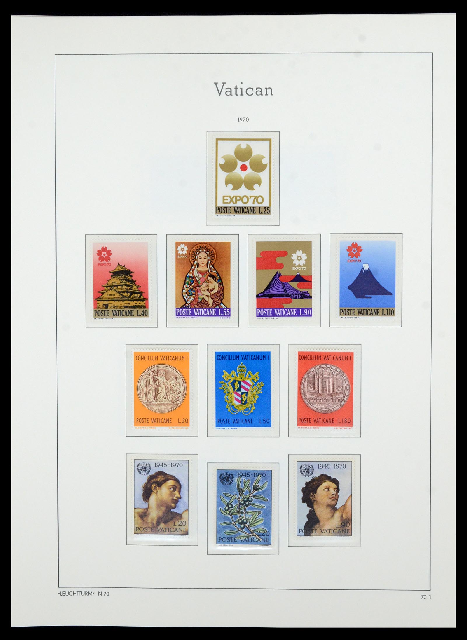 36681 065 - Postzegelverzameling 36681 Vaticaan 1929-1988.