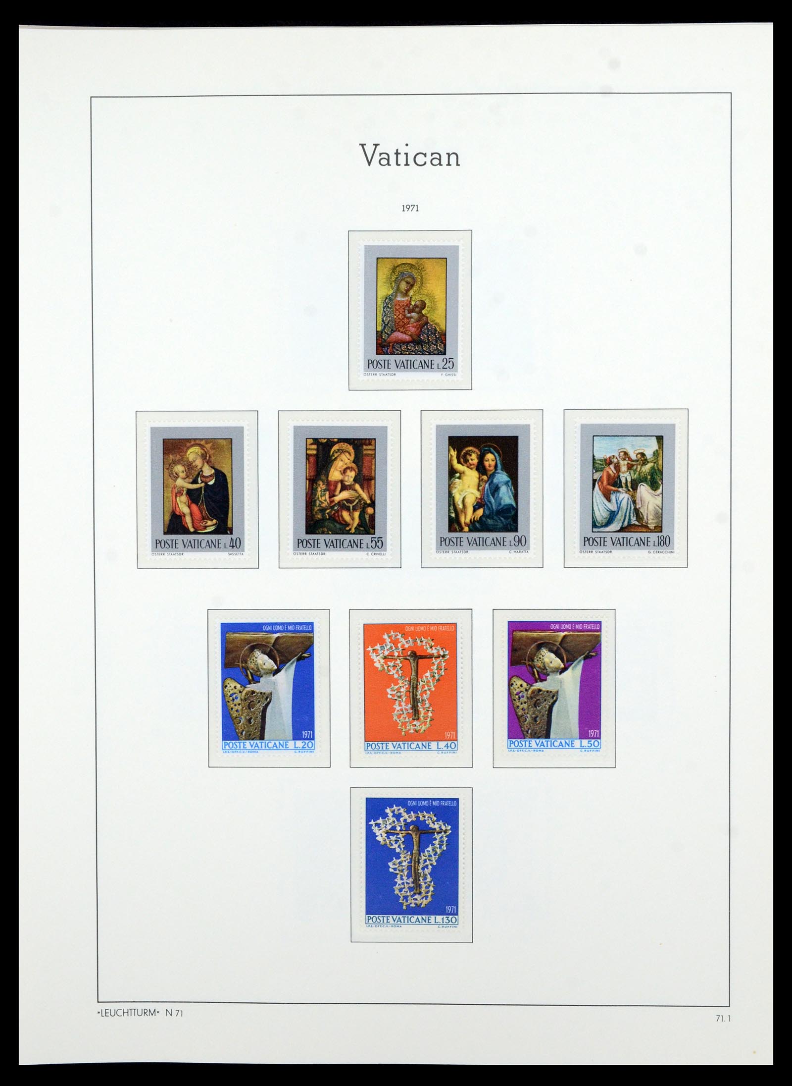 36681 067 - Postzegelverzameling 36681 Vaticaan 1929-1988.