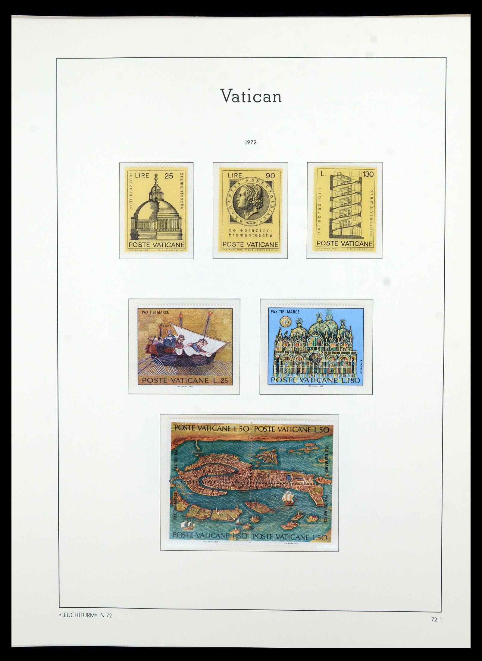 36681 070 - Postzegelverzameling 36681 Vaticaan 1929-1988.