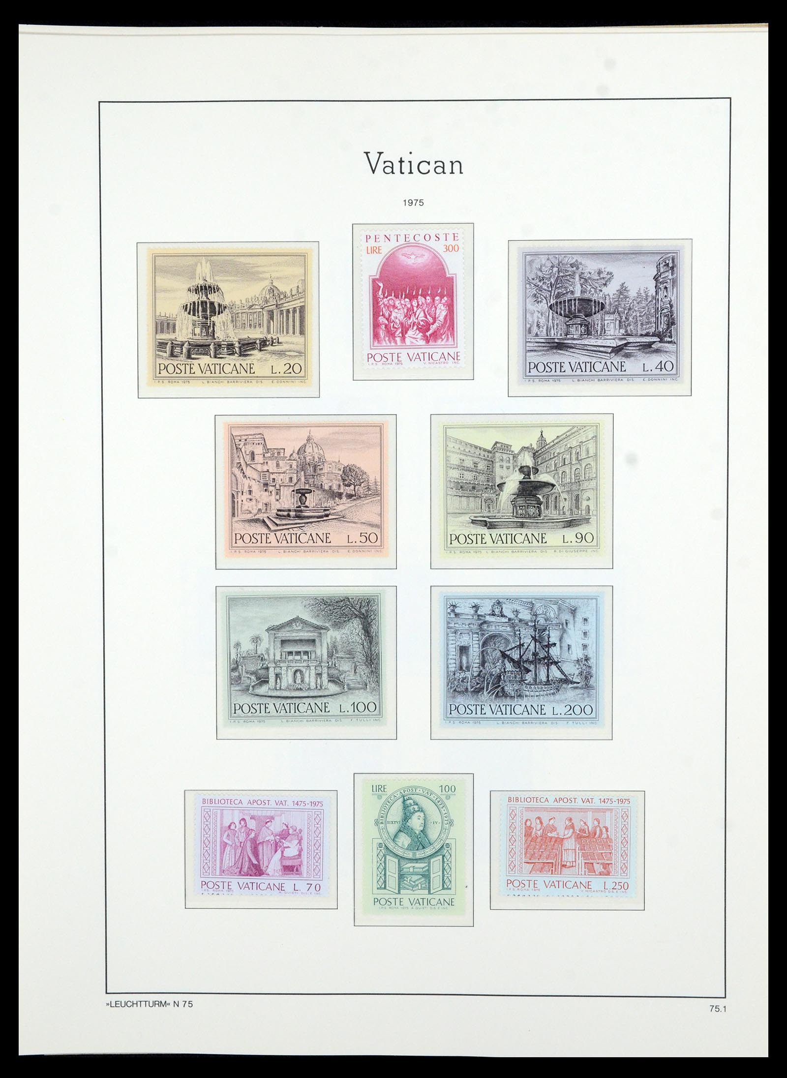 36681 077 - Postzegelverzameling 36681 Vaticaan 1929-1988.