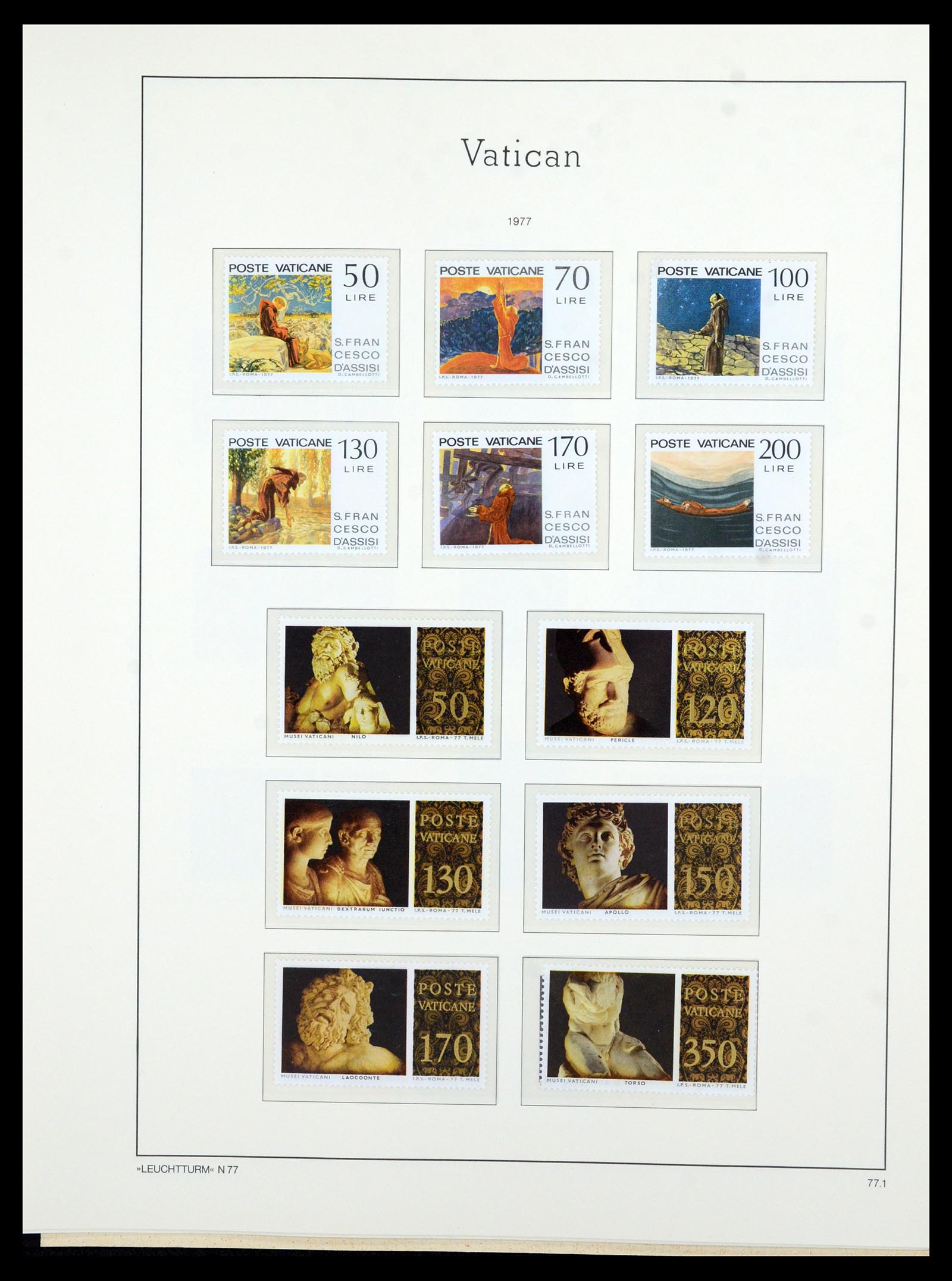 36681 081 - Postzegelverzameling 36681 Vaticaan 1929-1988.