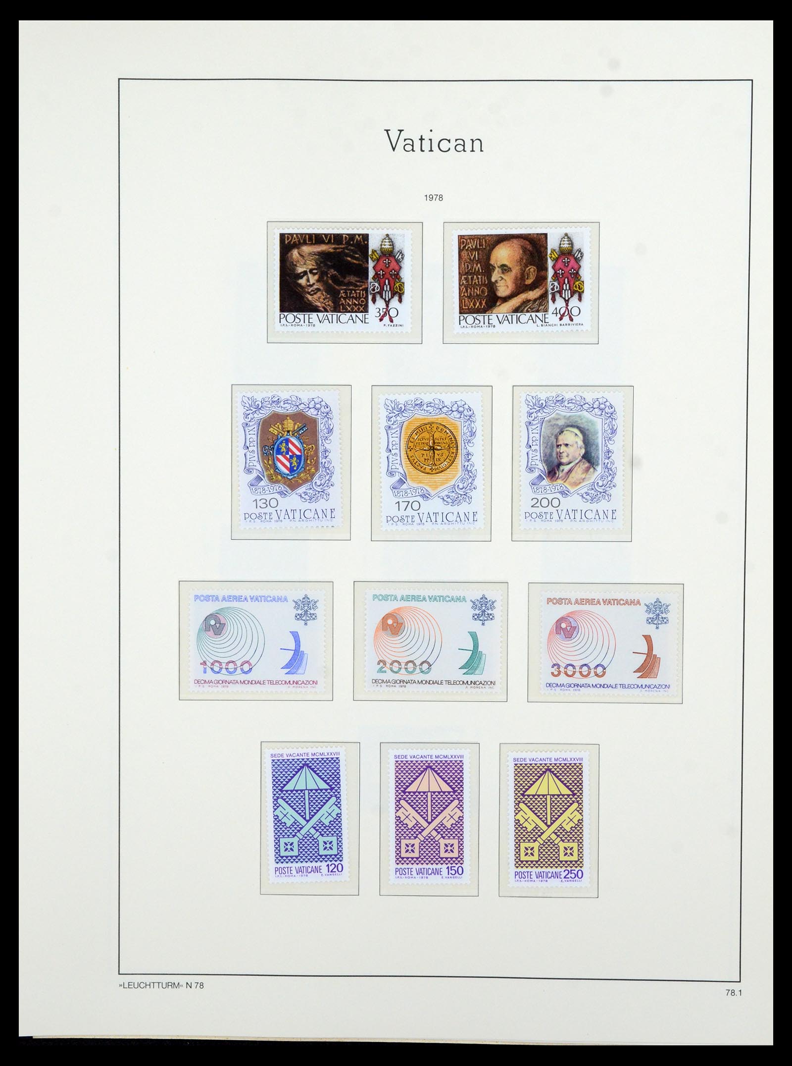 36681 083 - Postzegelverzameling 36681 Vaticaan 1929-1988.
