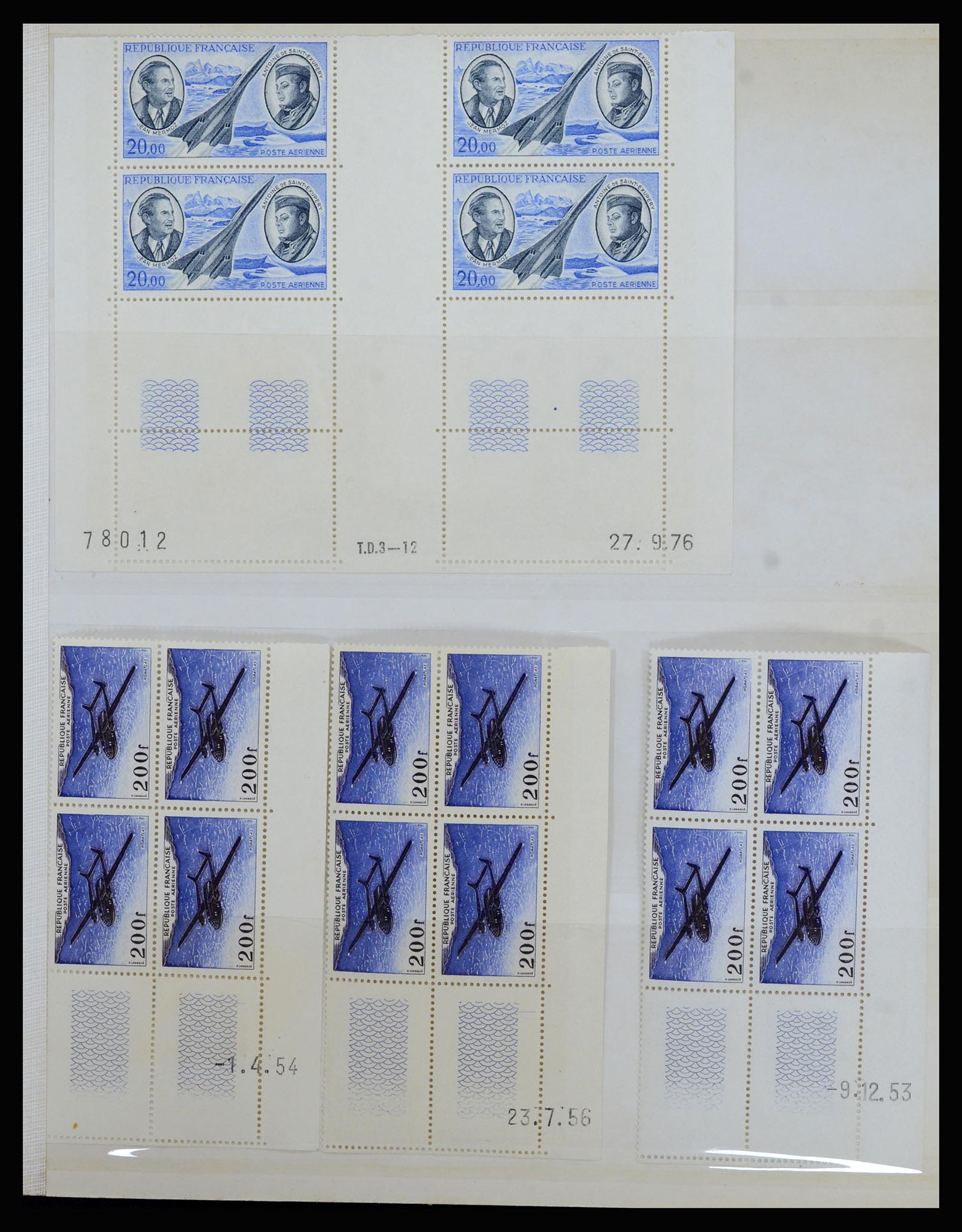 36685 021 - Postzegelverzameling 36685 France coins datés 1926-1990.