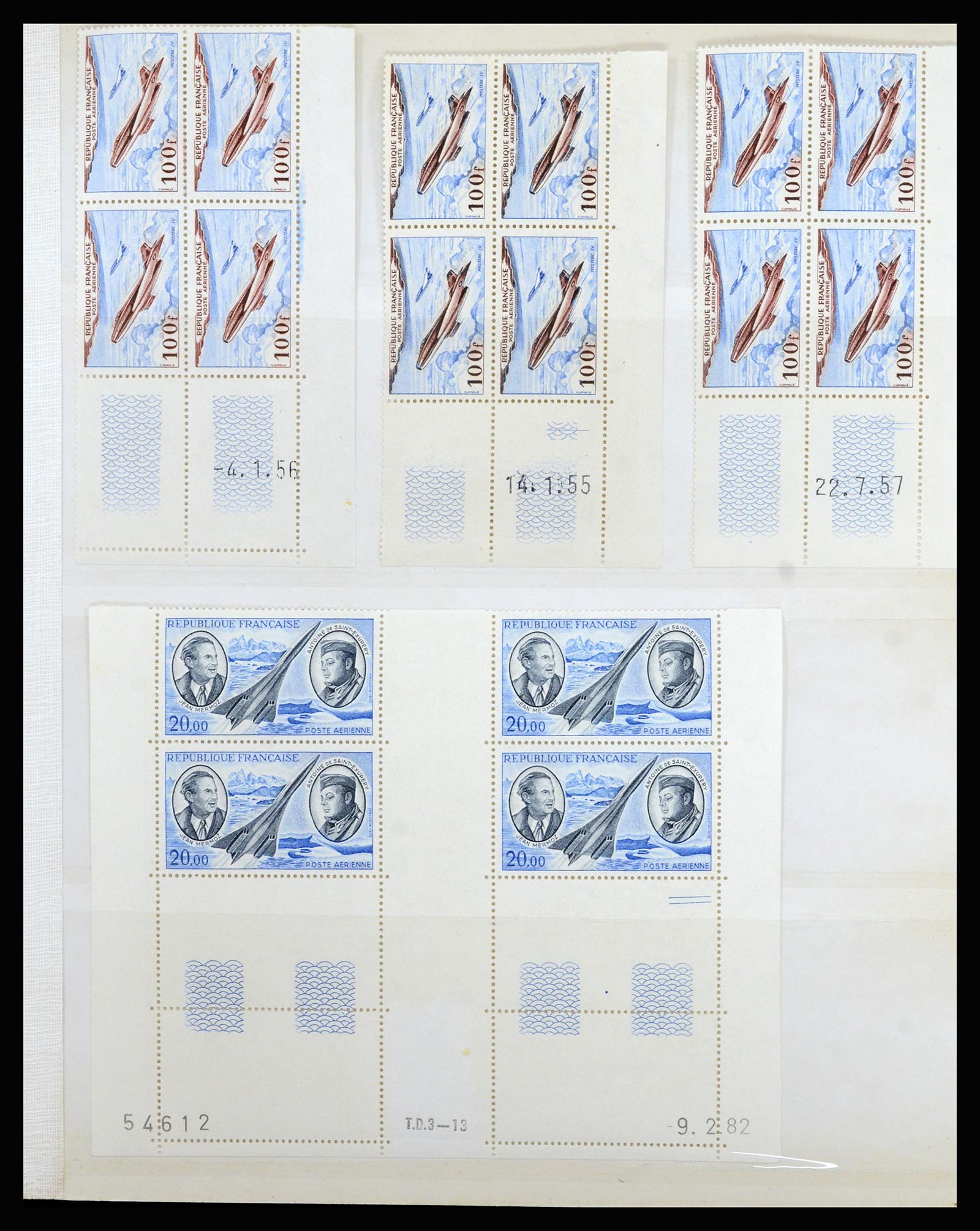 36685 023 - Postzegelverzameling 36685 France coins datés 1926-1990.