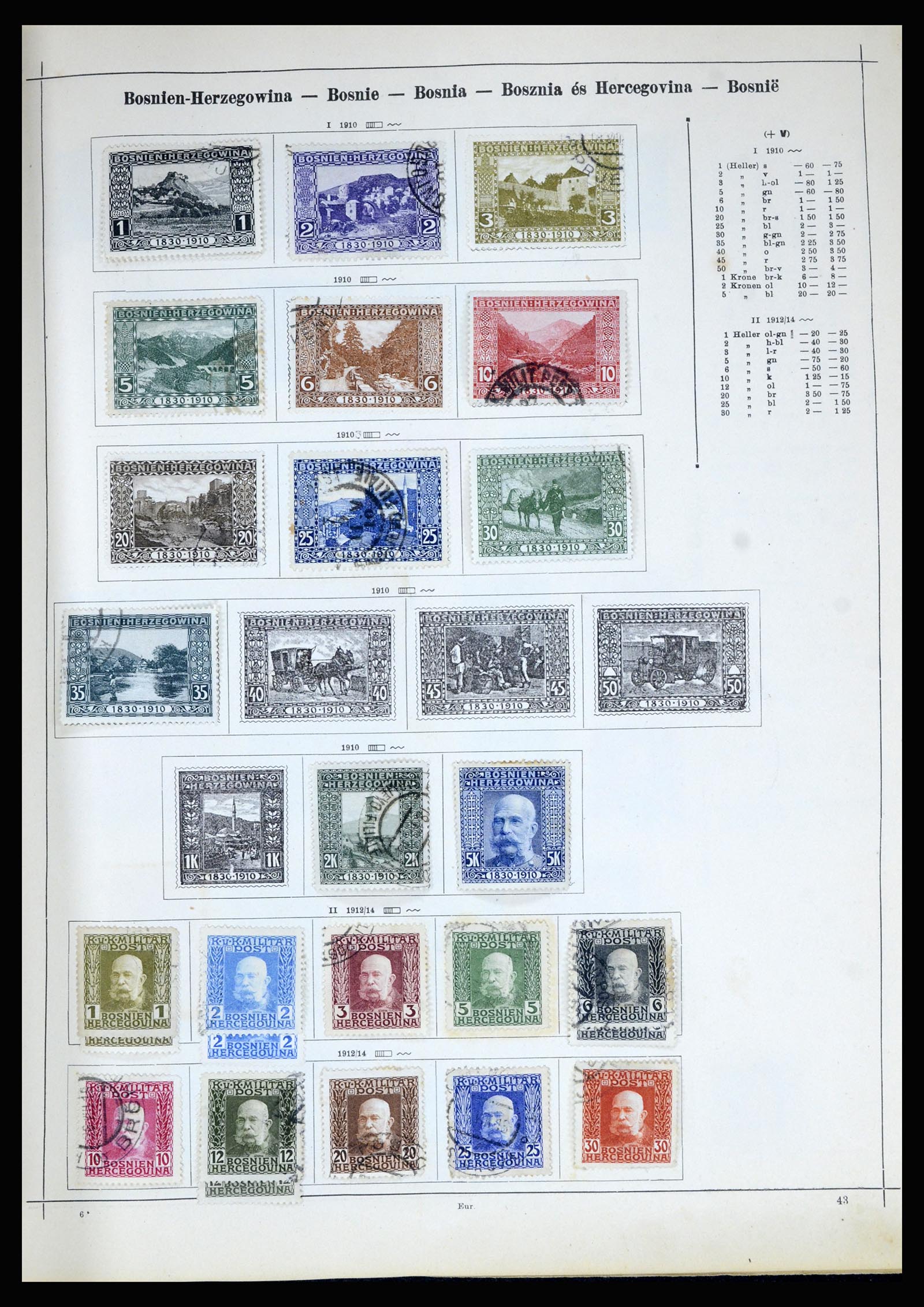 36687 004 - Postzegelverzameling 36687 Wereld 1860-1930.