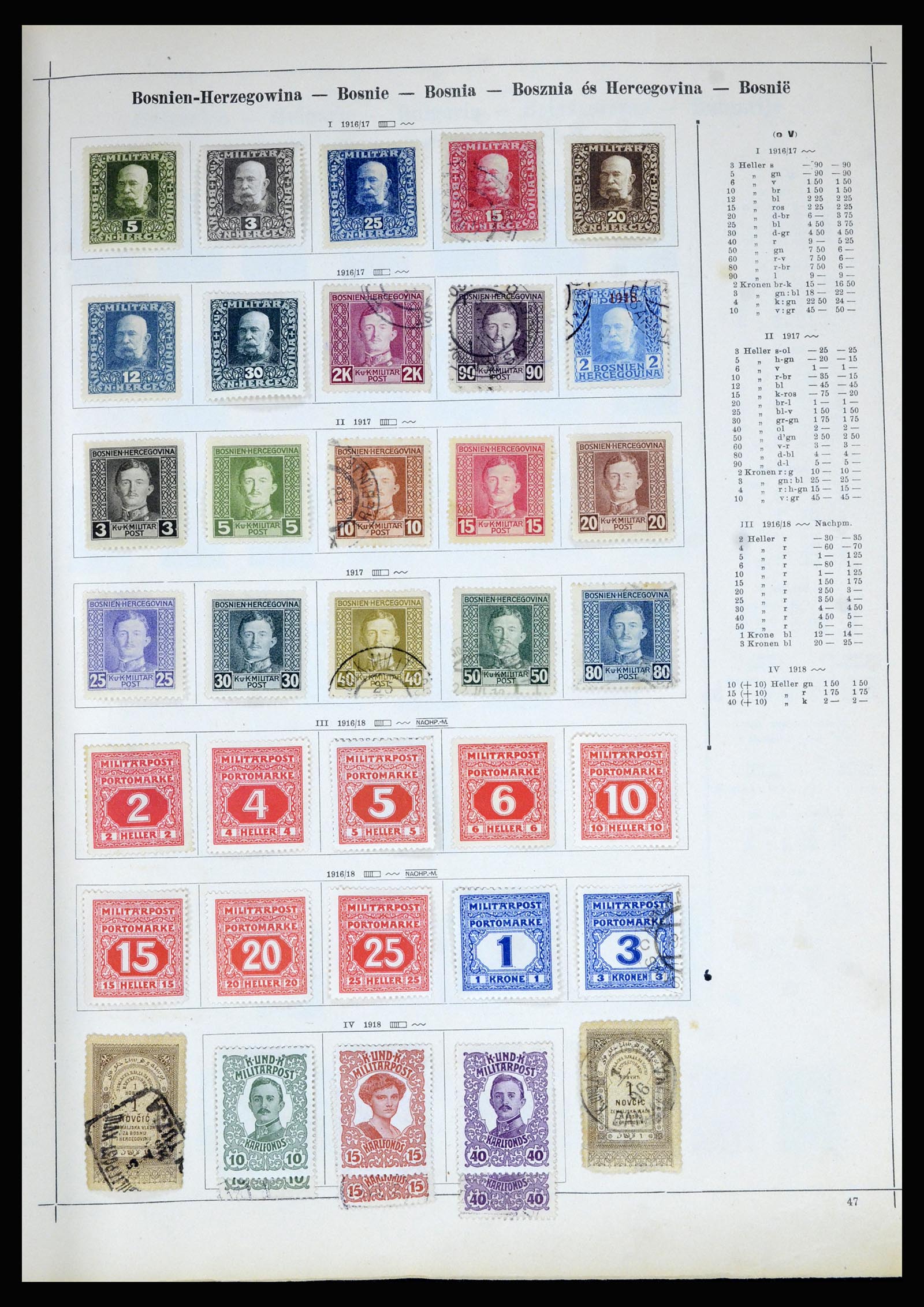 36687 006 - Postzegelverzameling 36687 Wereld 1860-1930.