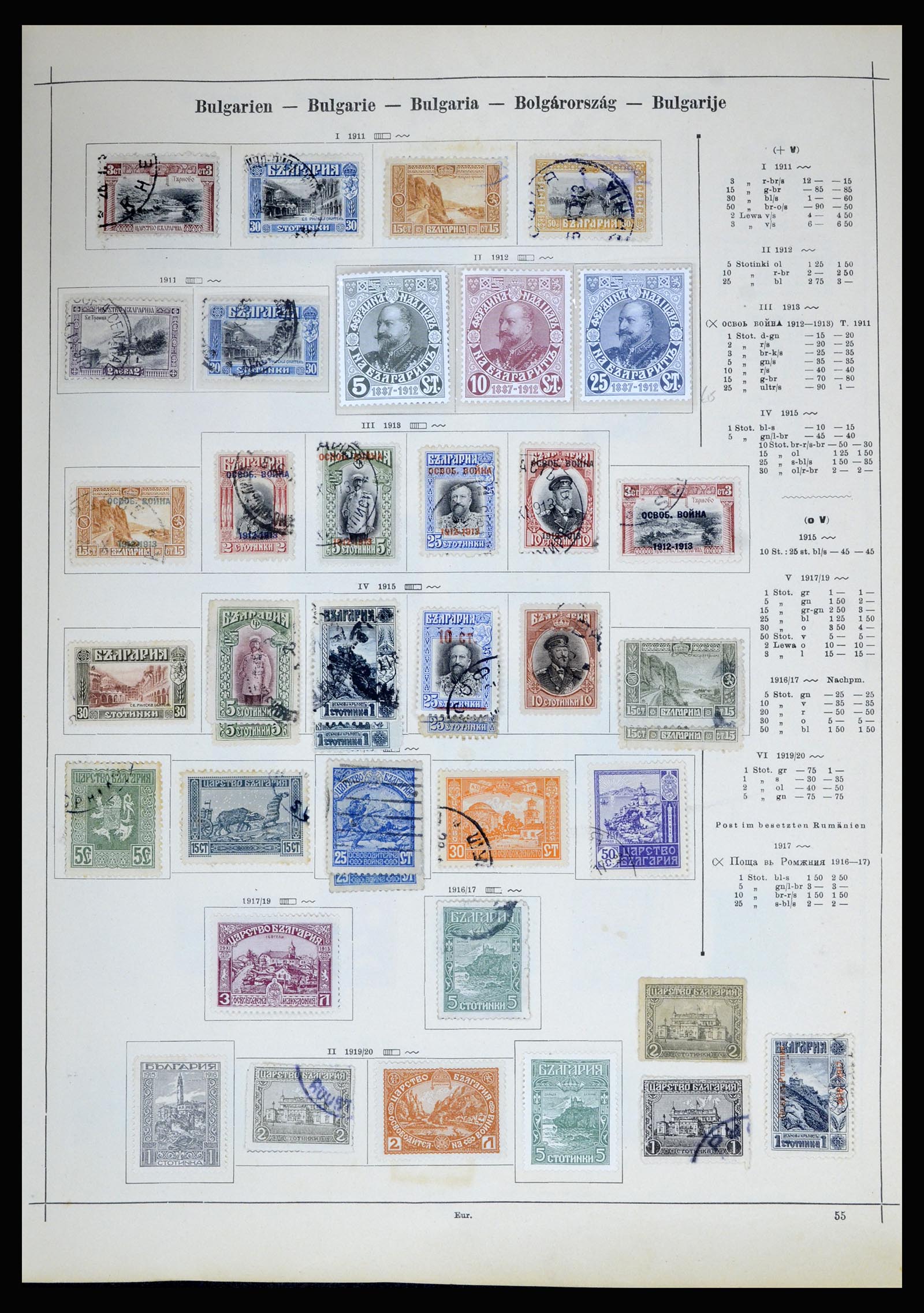 36687 009 - Postzegelverzameling 36687 Wereld 1860-1930.