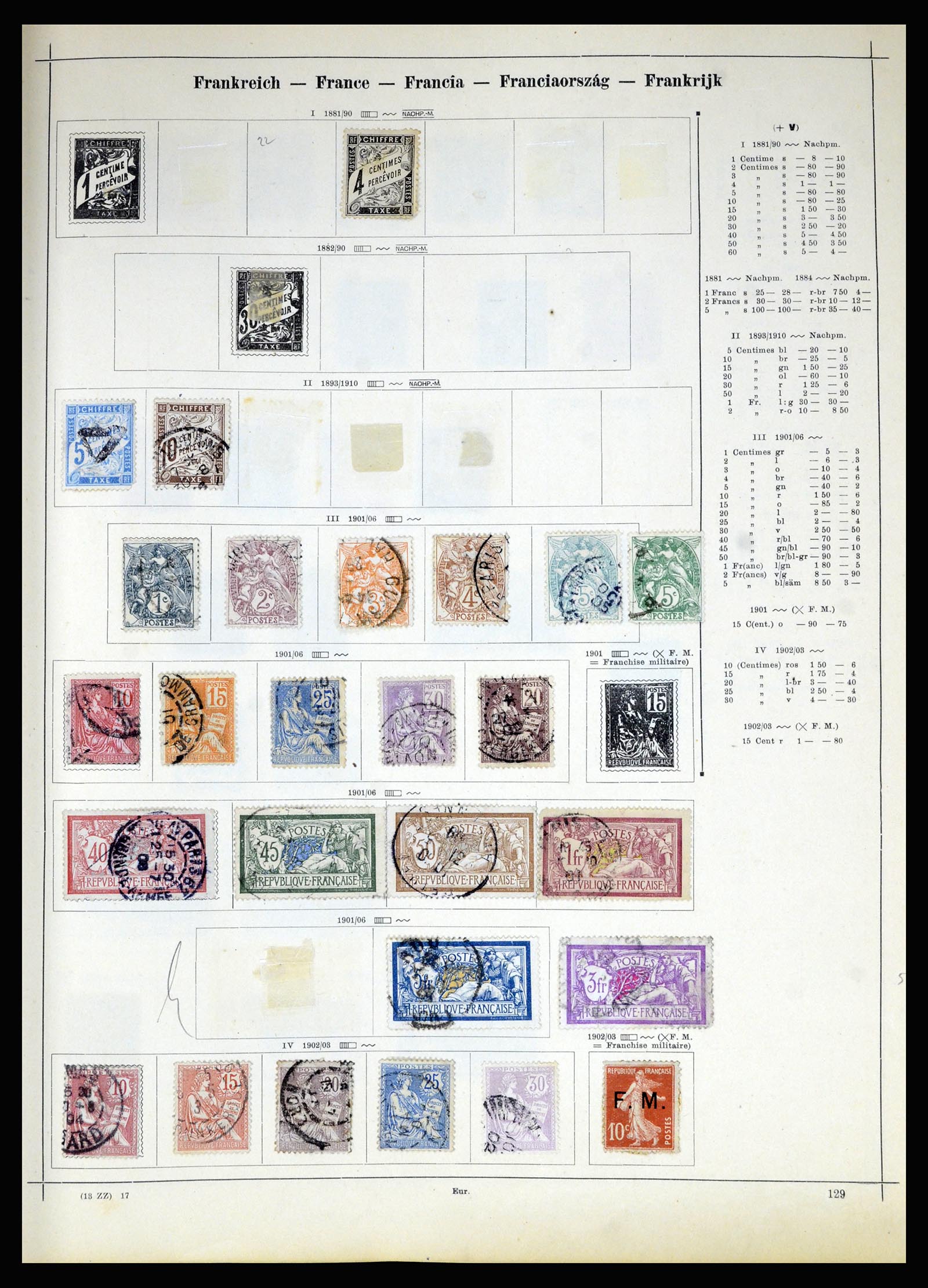 36687 022 - Postzegelverzameling 36687 Wereld 1860-1930.