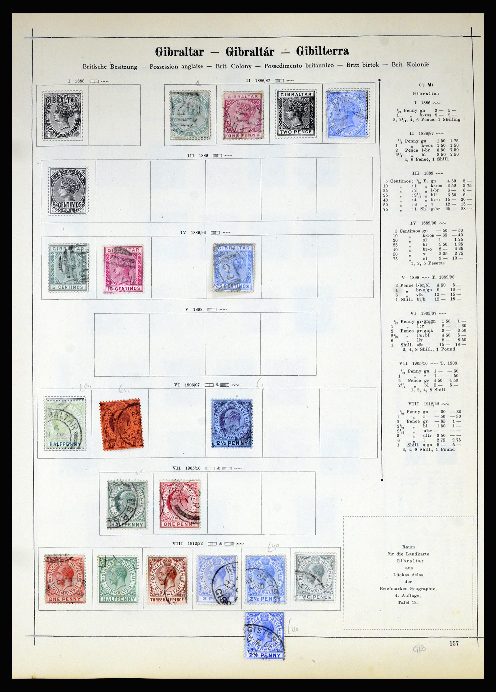 36687 036 - Postzegelverzameling 36687 Wereld 1860-1930.