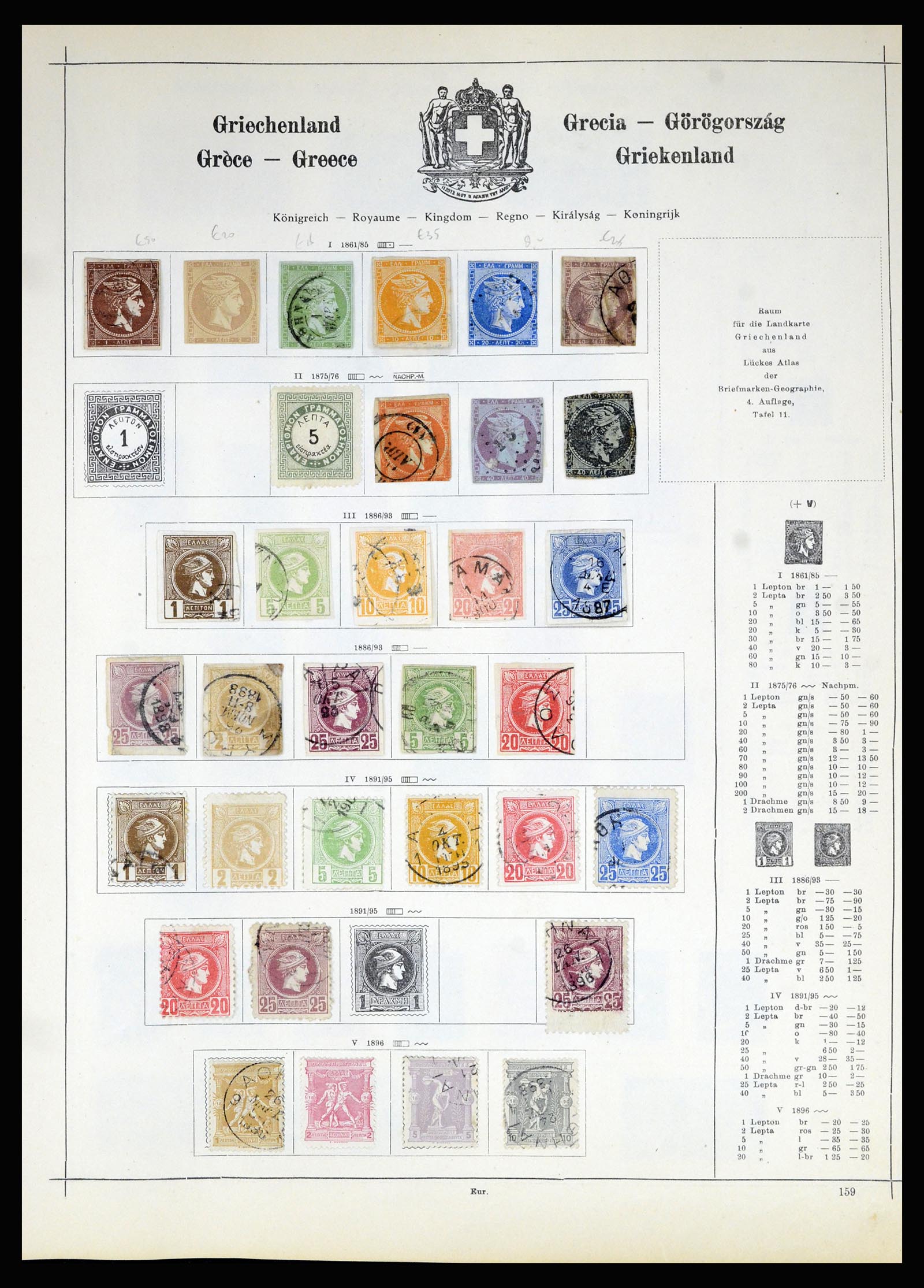 36687 038 - Postzegelverzameling 36687 Wereld 1860-1930.