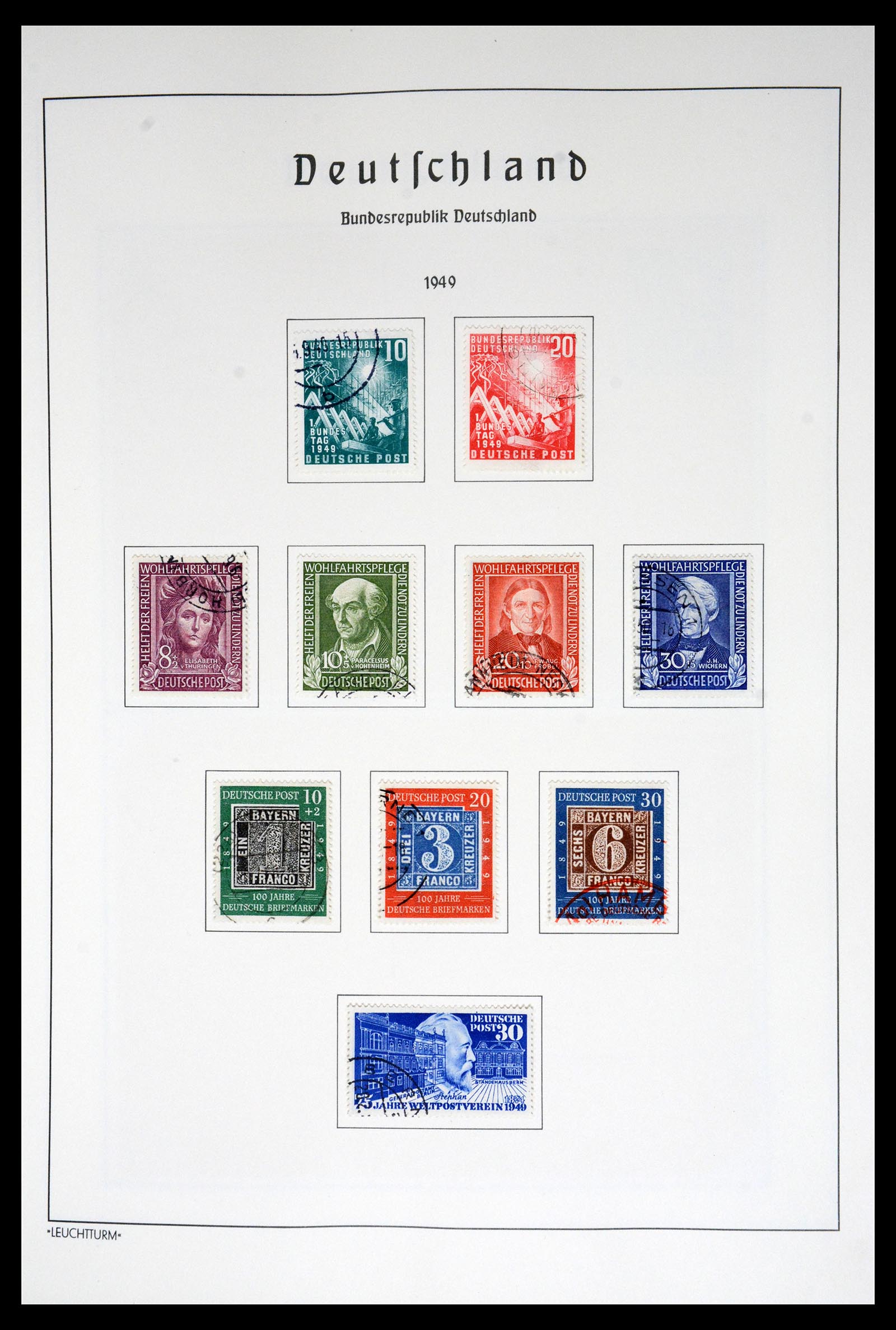36688 001 - Postzegelverzameling 36688 Bundespost 1949-1977.