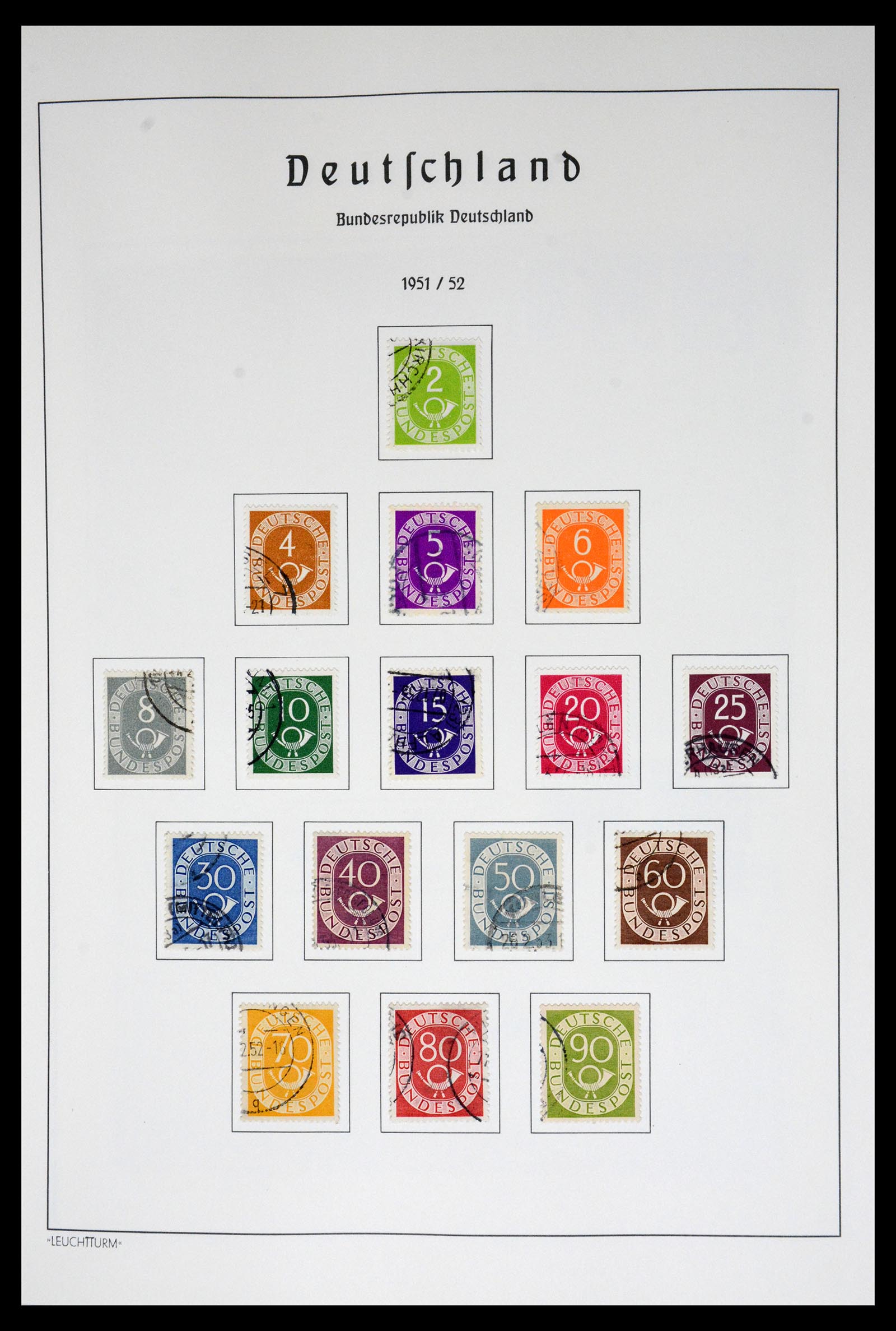 36688 004 - Stamp collection 36688 Bundespost 1949-1977.
