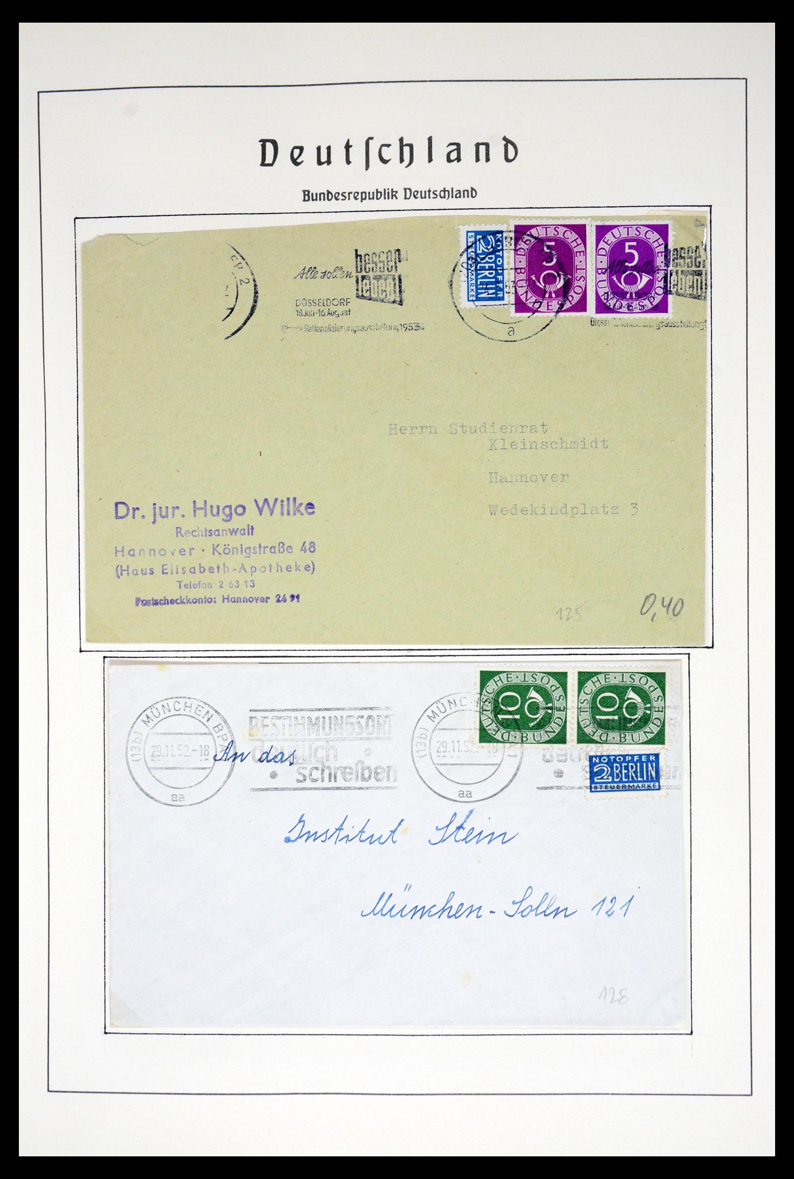 36688 005 - Stamp collection 36688 Bundespost 1949-1977.