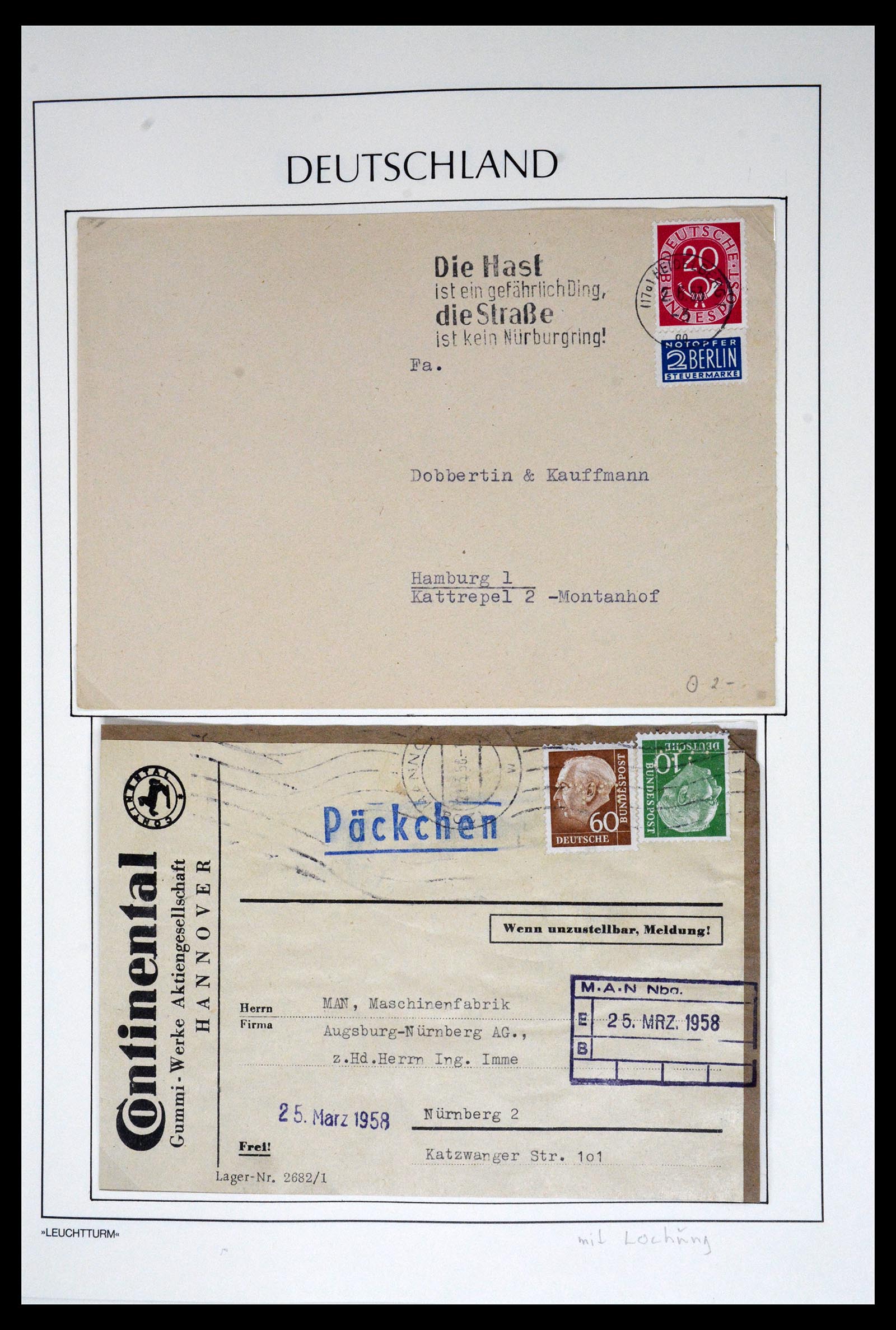 36688 006 - Stamp collection 36688 Bundespost 1949-1977.