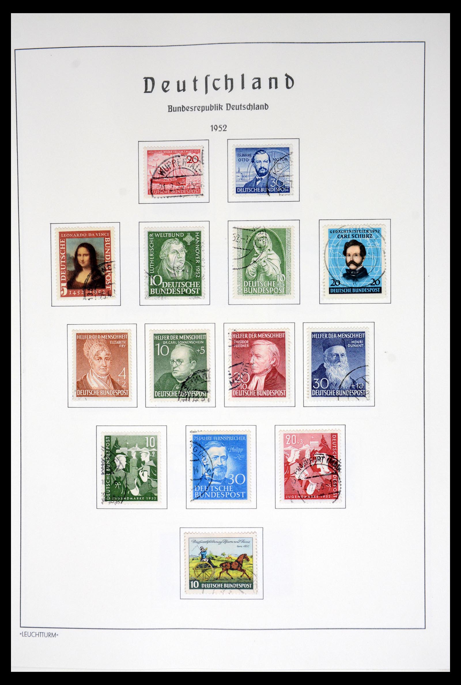 36688 007 - Stamp collection 36688 Bundespost 1949-1977.
