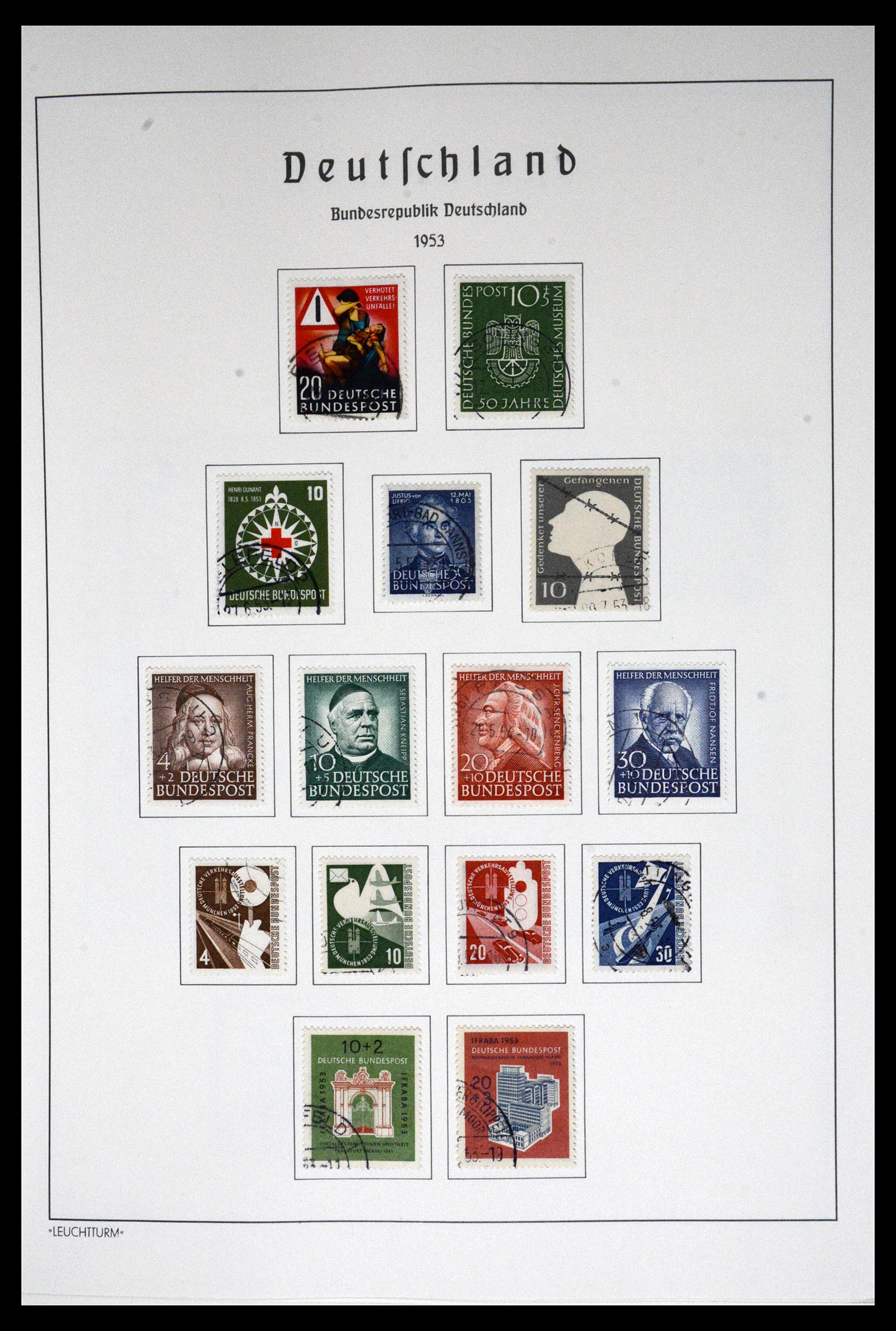 36688 008 - Stamp collection 36688 Bundespost 1949-1977.