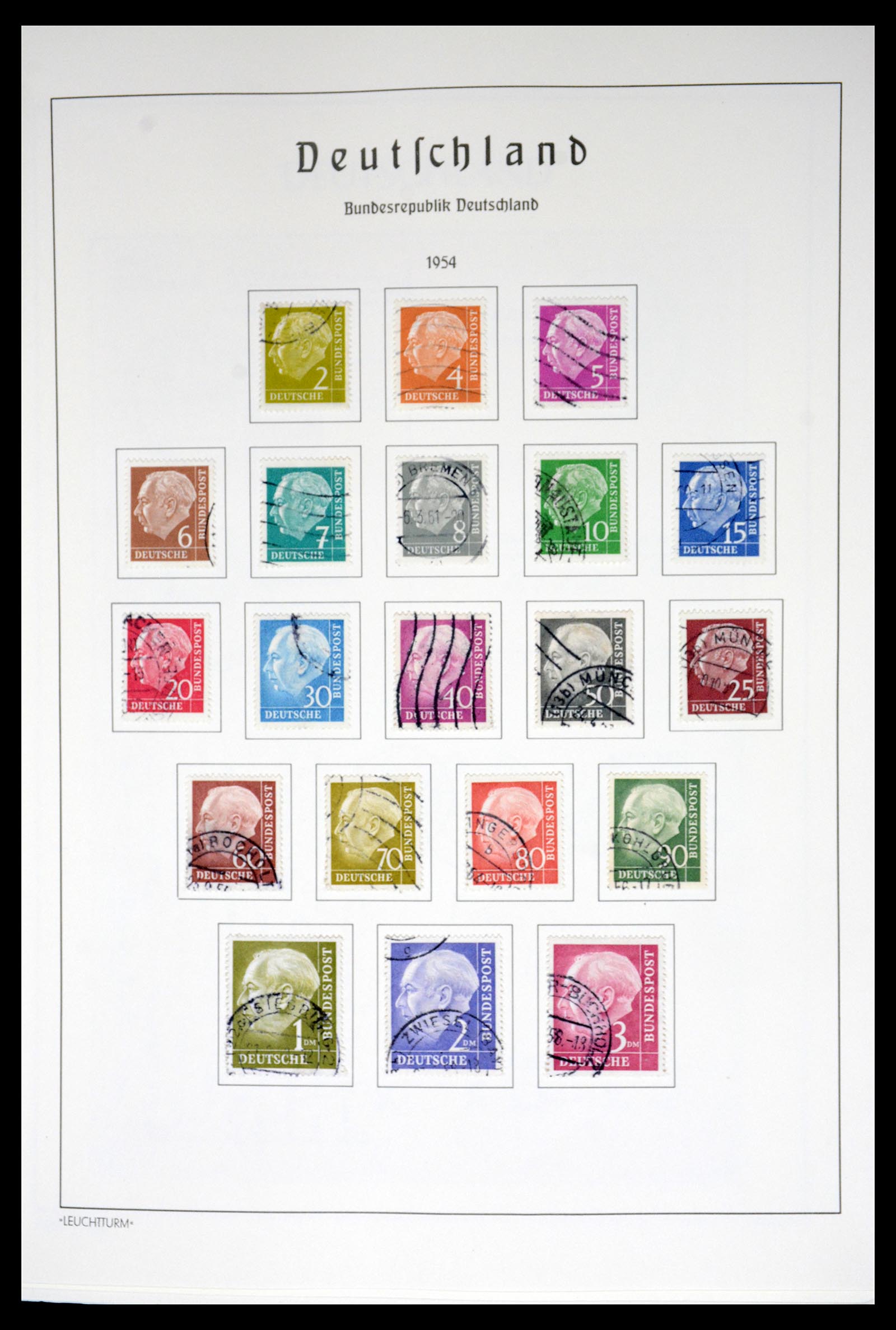 36688 010 - Postzegelverzameling 36688 Bundespost 1949-1977.