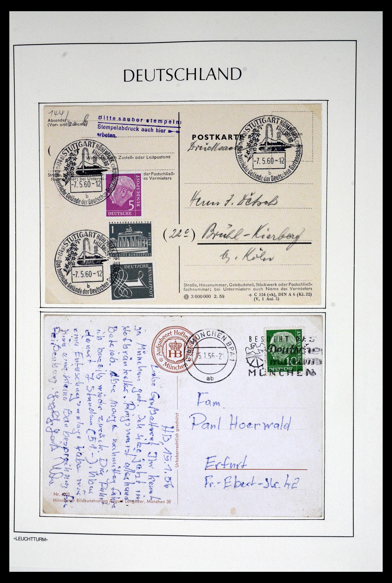 36688 011 - Postzegelverzameling 36688 Bundespost 1949-1977.