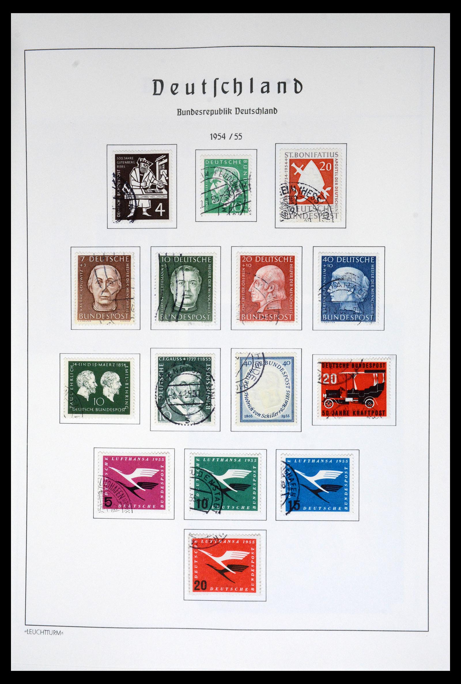 36688 012 - Postzegelverzameling 36688 Bundespost 1949-1977.