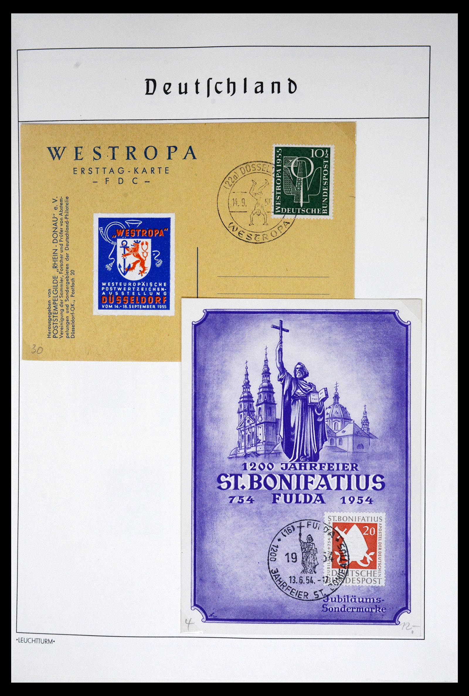 36688 013 - Postzegelverzameling 36688 Bundespost 1949-1977.