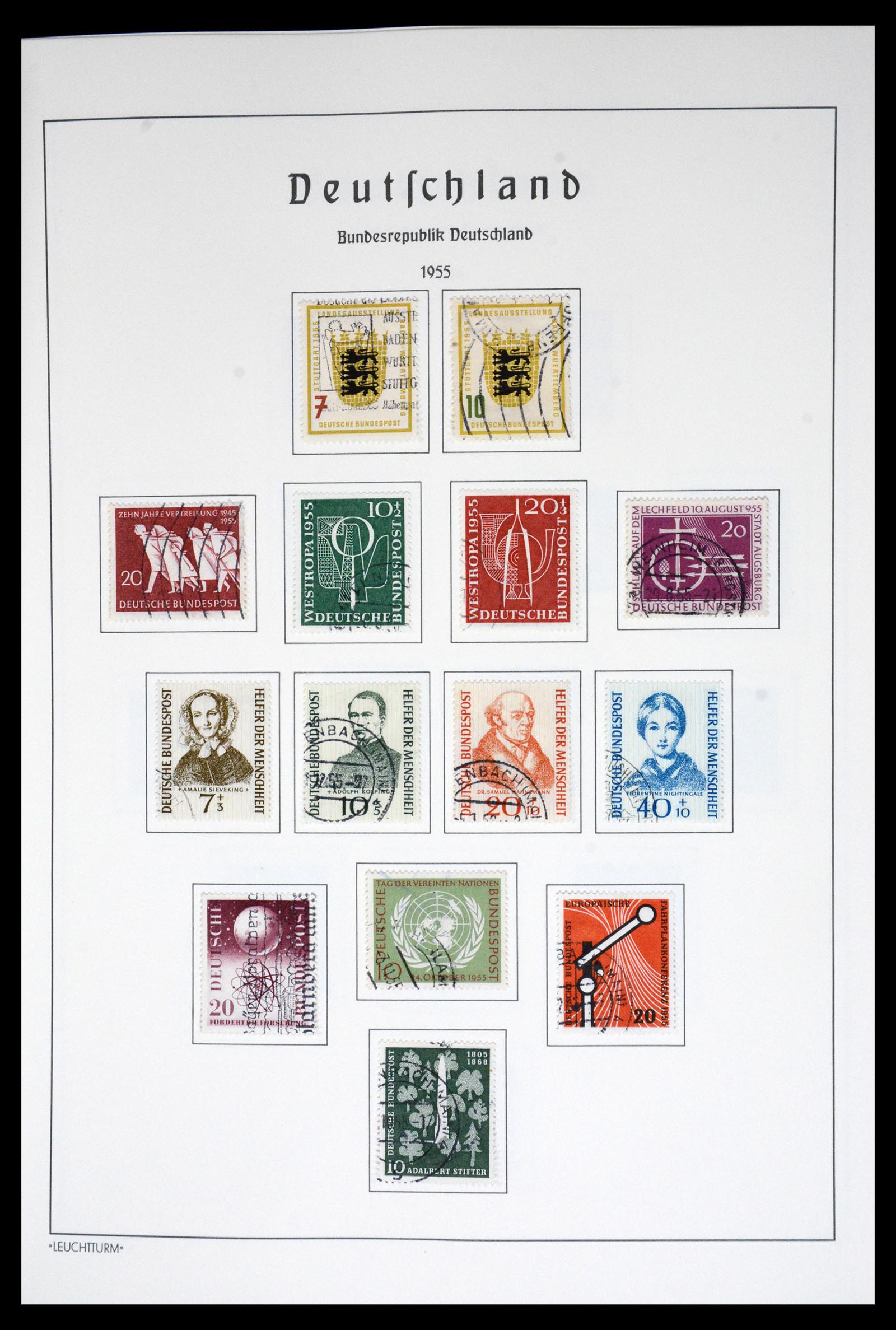 36688 014 - Stamp collection 36688 Bundespost 1949-1977.