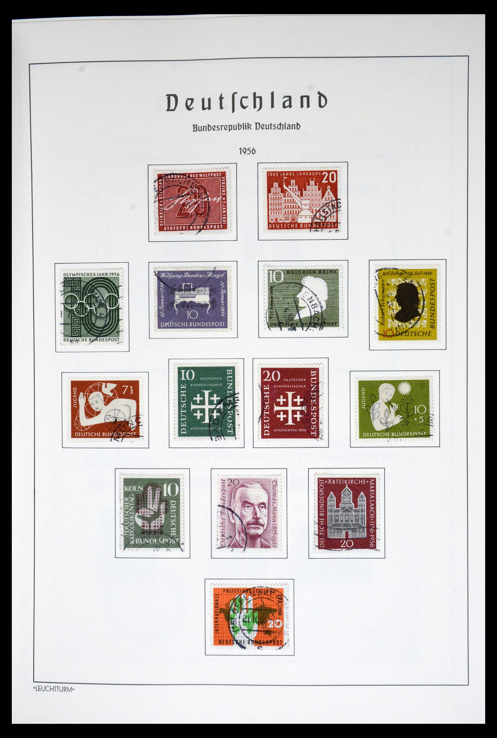 36688 015 - Stamp collection 36688 Bundespost 1949-1977.
